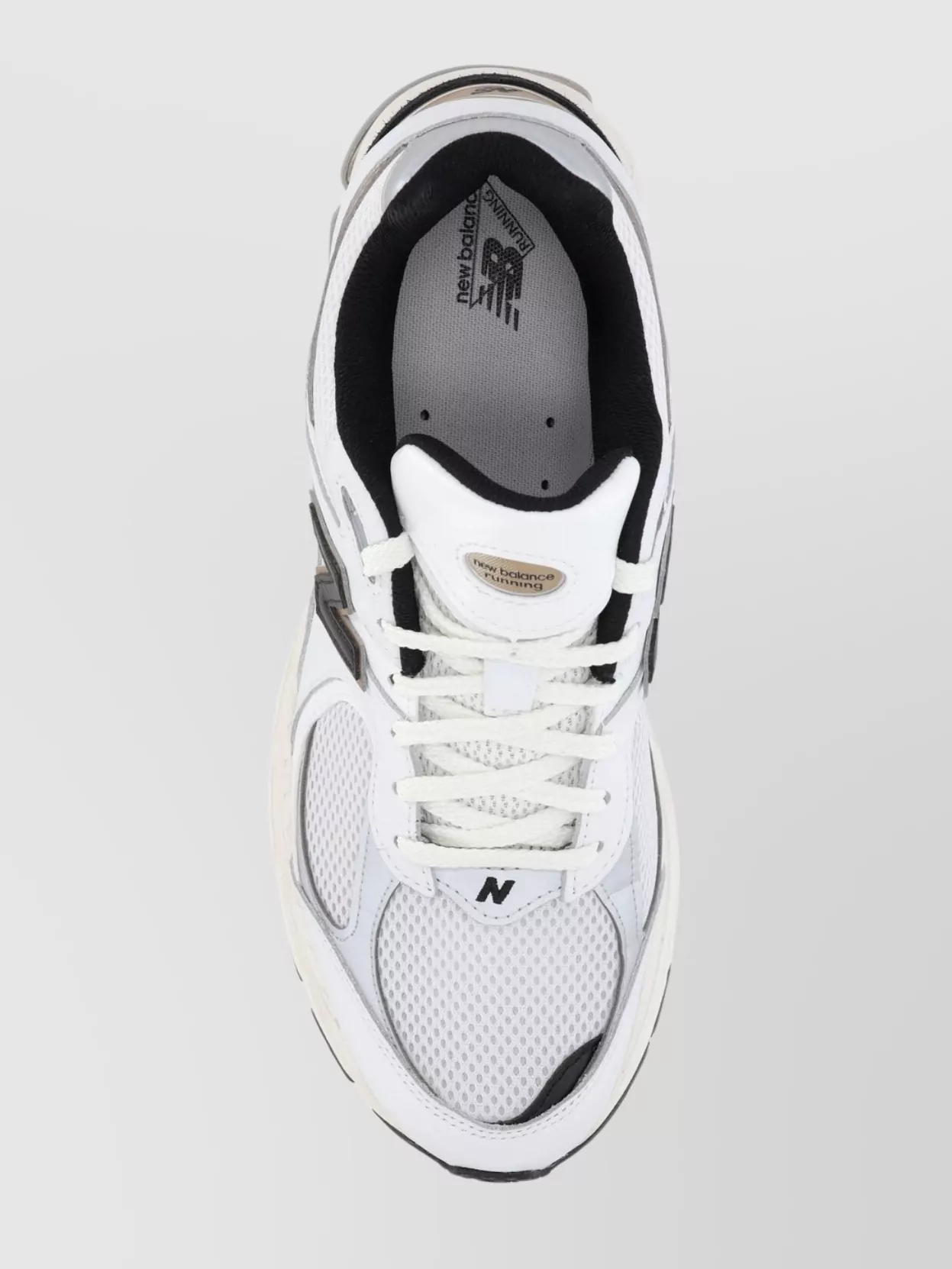 New Balance Mesh Upper 2002 Rubber Outsole Sneakers In White
