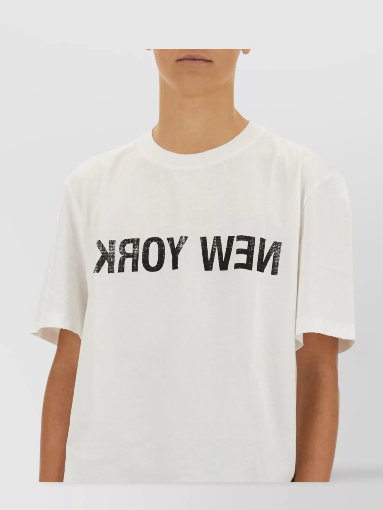 Helmut Lang Logo Crew Neck T-Shirt