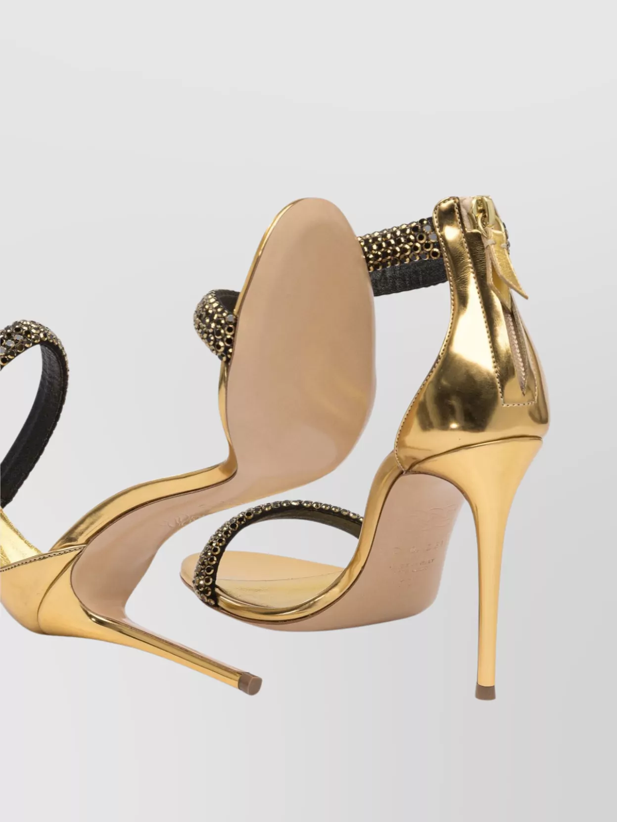 Casadei Sandals High-Heeled Metallic Embellishments