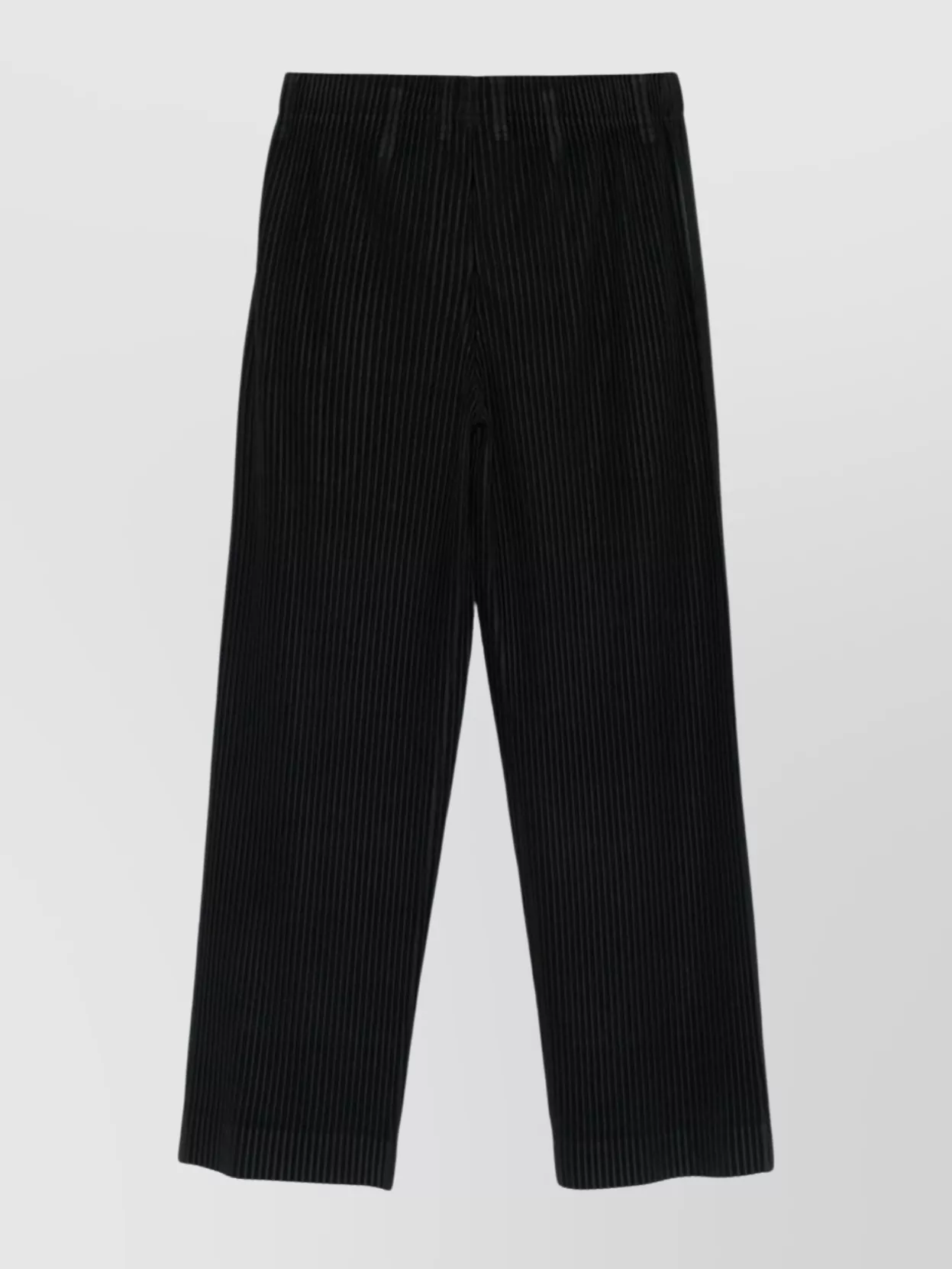 ISSEY MIYAKE PINSTRIPE PATTERN STRAIGHT TROUSERS