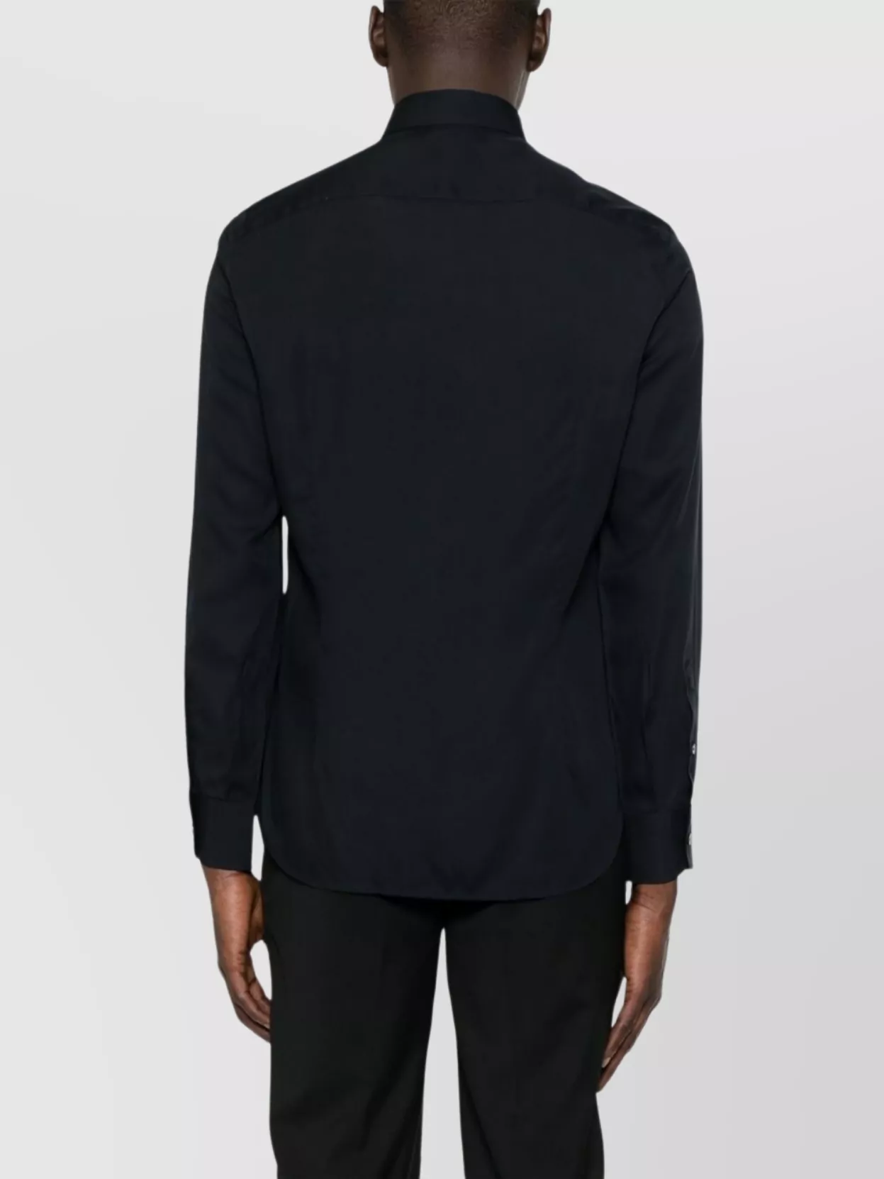 Emporio Armani Striped Shirt Collar Button-Down