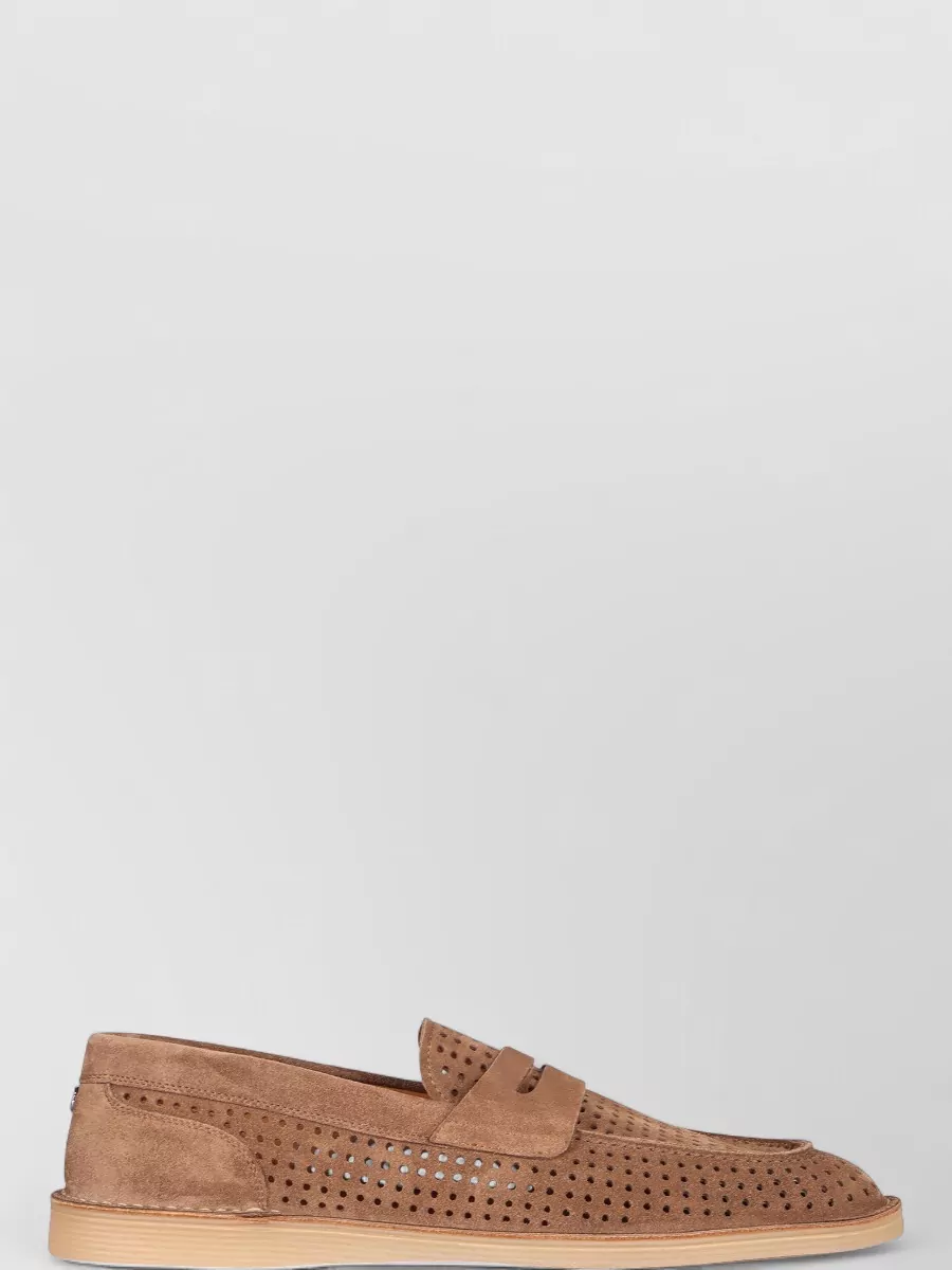 Dolce&Gabbana Leather Monk Shoes