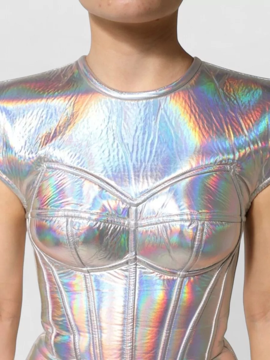 Dolce&Gabbana Iridescent Bodycon Midi Dress