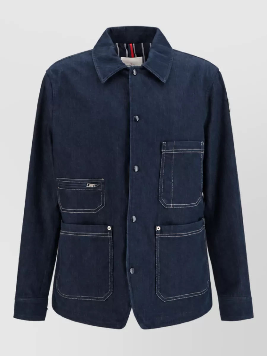 Moncler denim shirt jacket