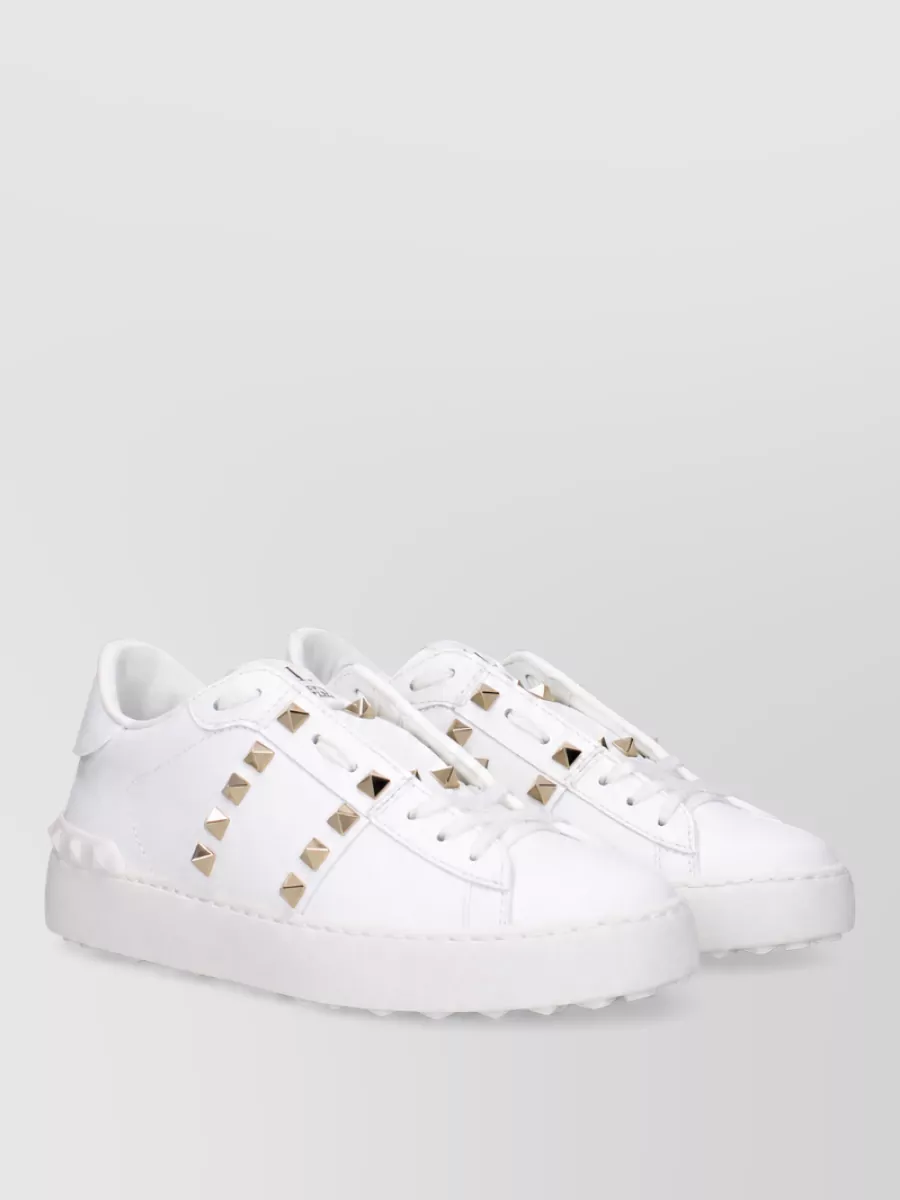 Valentino Garavani leather rockstud low-top sneakers