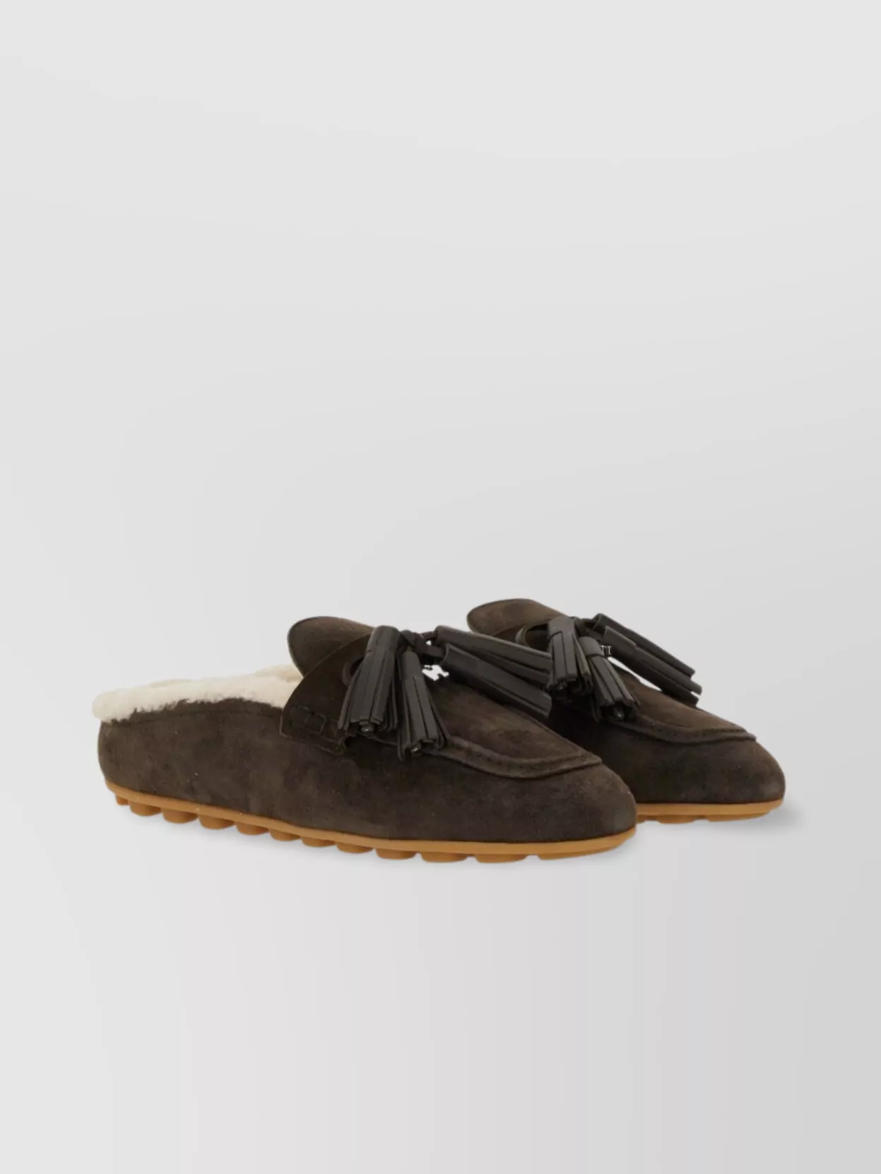 Hogan Loafers With Tassel Detail And Rubber Sole
