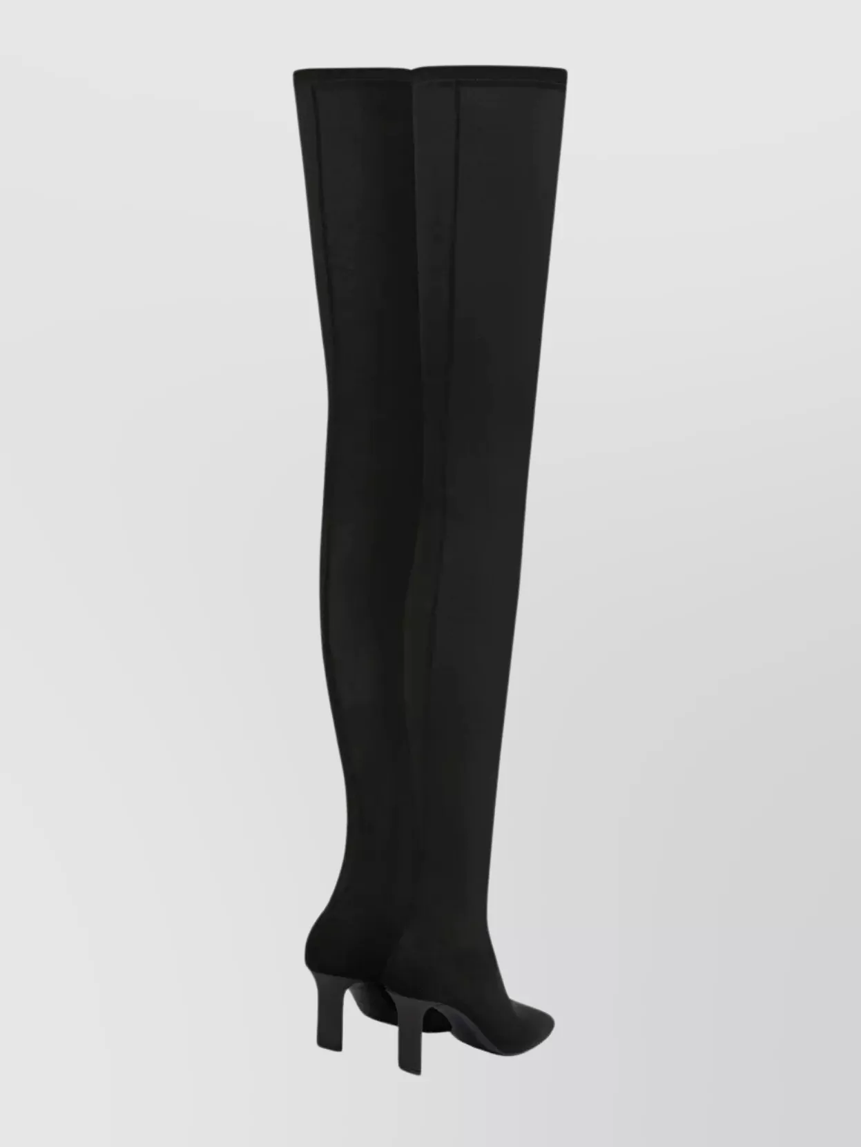 Courrèges Thigh High Mesh Square Toe Boots