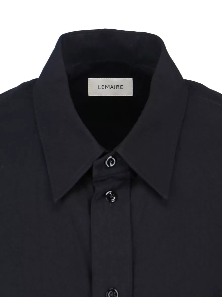 Lemaire Cotton Crepe Long-Sleeve Two Pocket Shirt