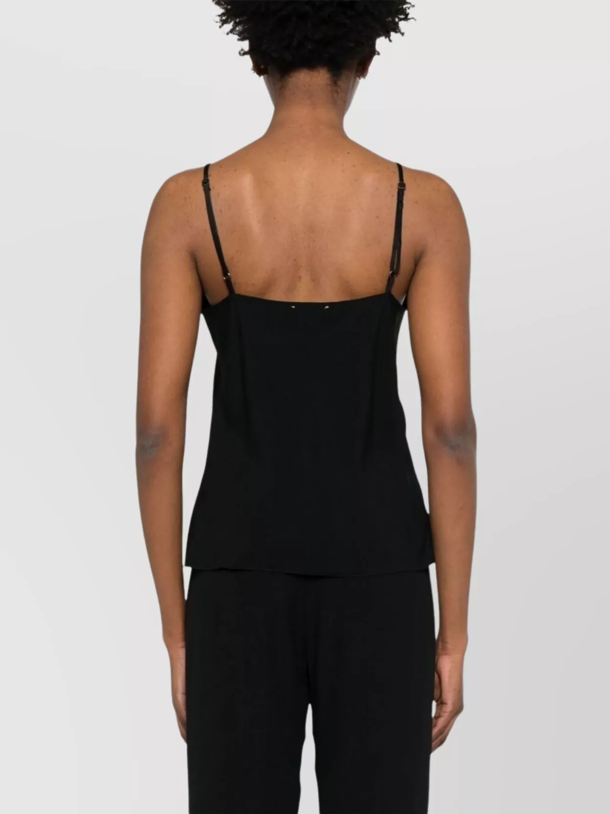 Forte Forte Satin V-Neck Sleeveless Top And Straps