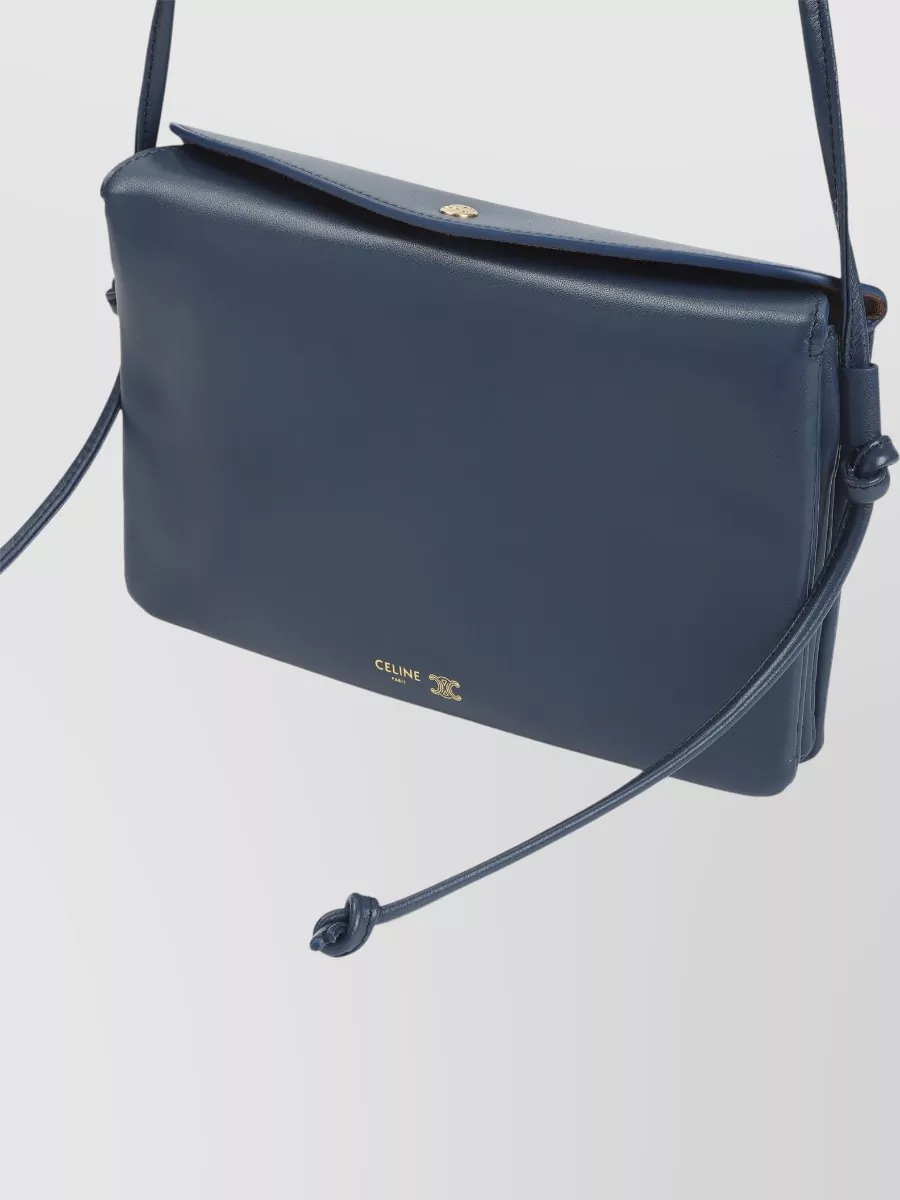 Celine Lamb Leather Shoulder Bag