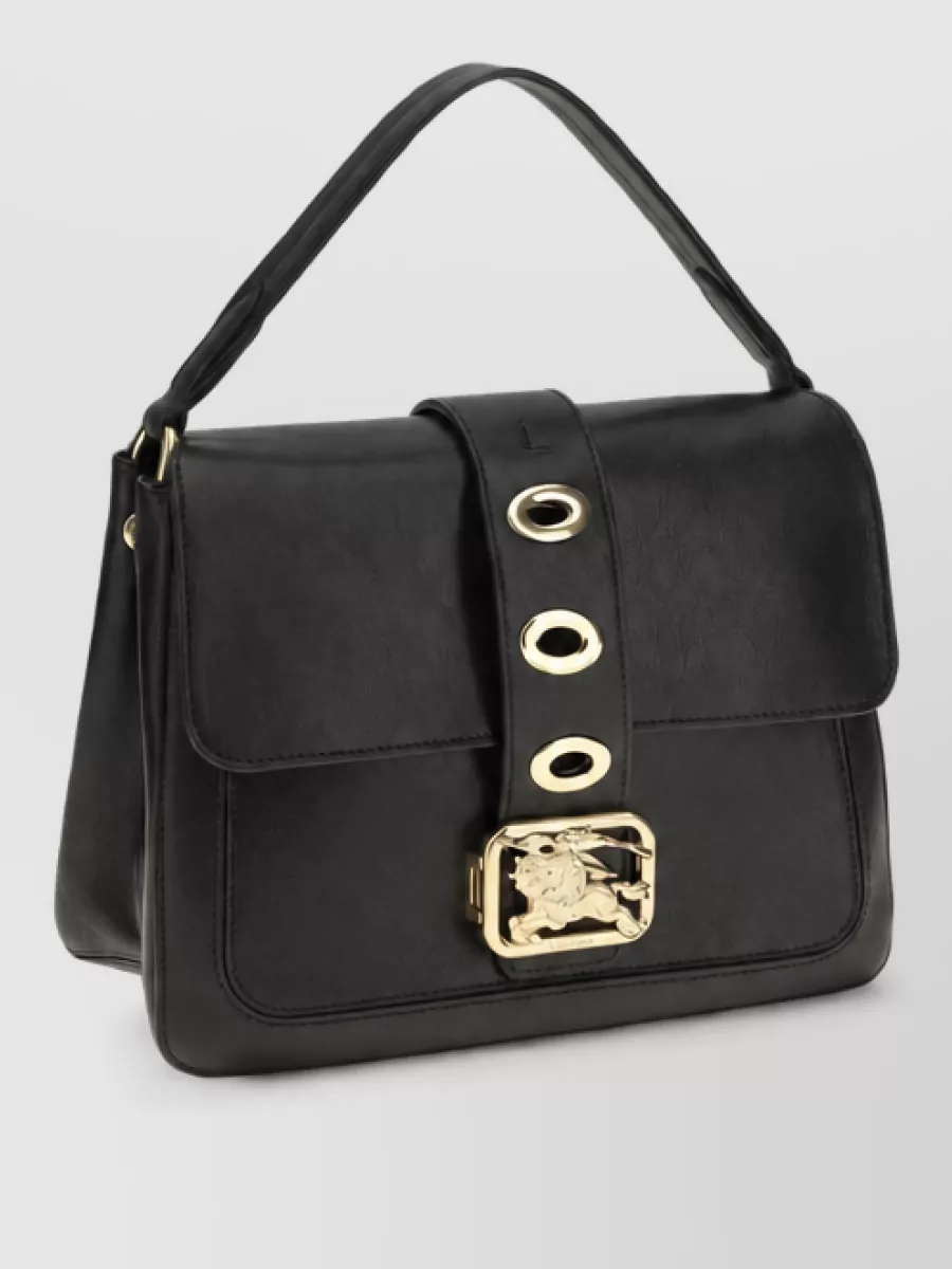 Burberry small rider lamb leather shoulder bag