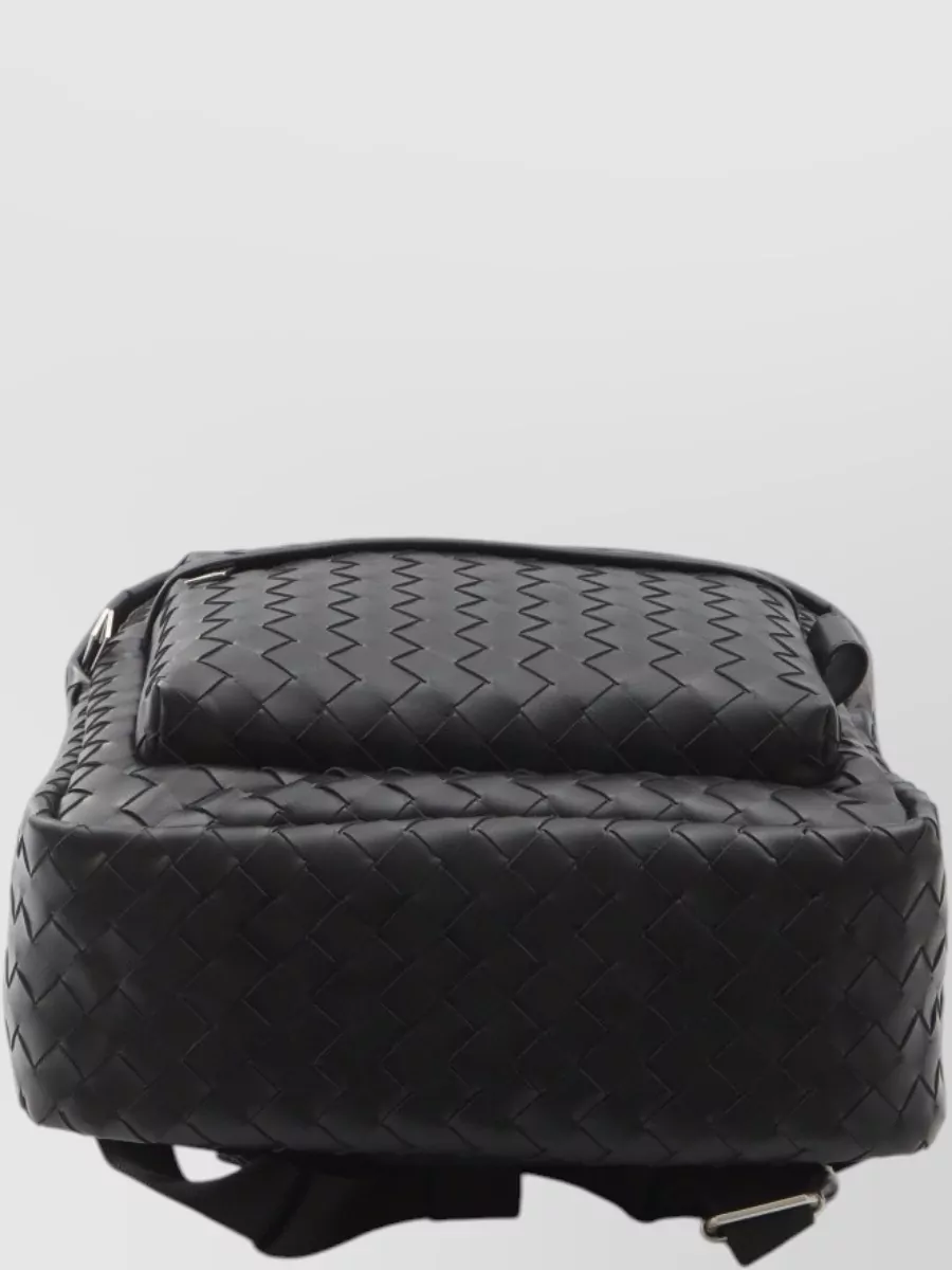 Bottega Veneta Leather Intrecciato Backpack