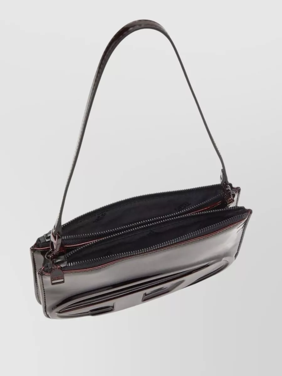 Diesel 1Dr Patent Cross-Body Bag