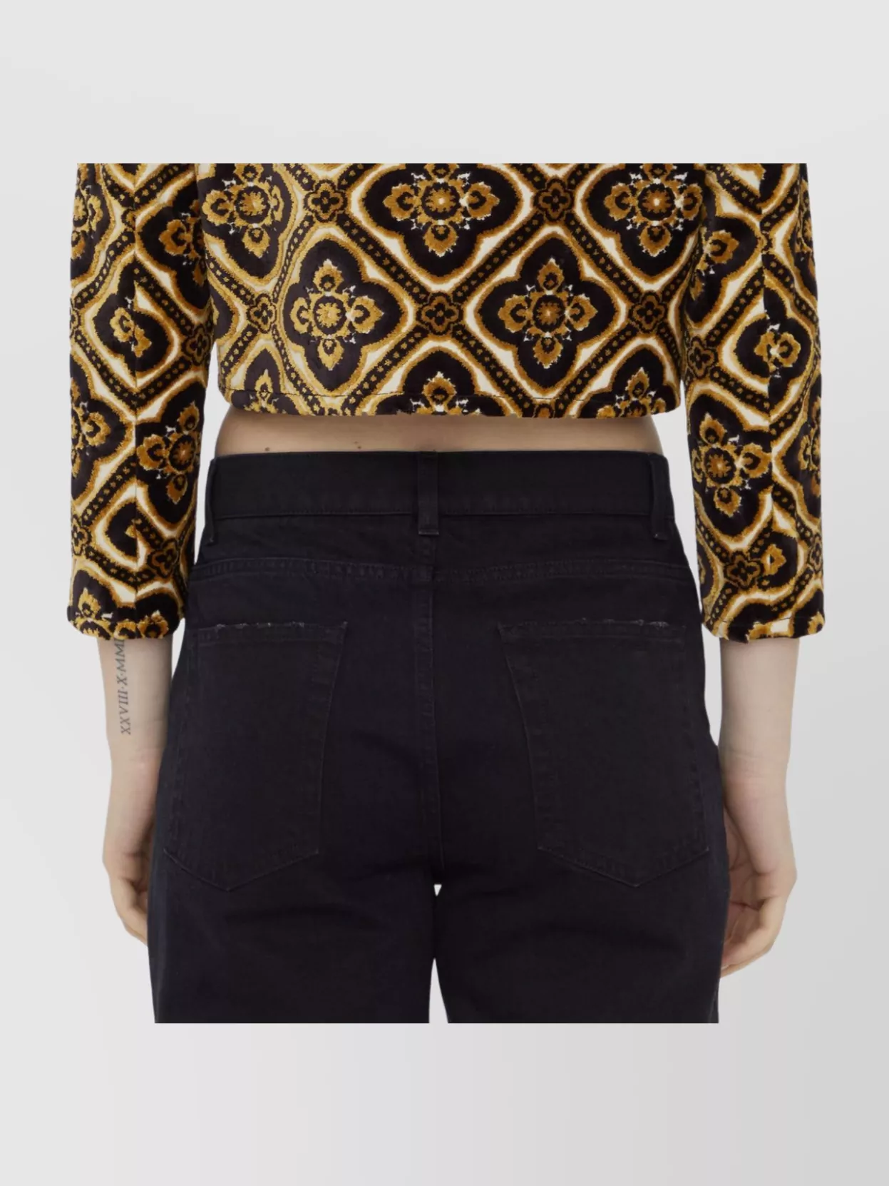ジャケット ETRO Velvet cropped jacket ETRO Velvet Cropped Jacket – LOZURI®