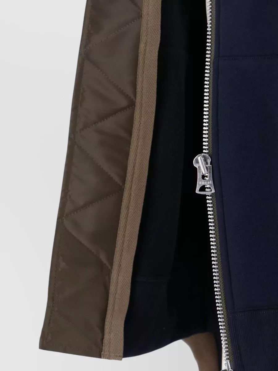 Sacai Paneled Hooded Jacket