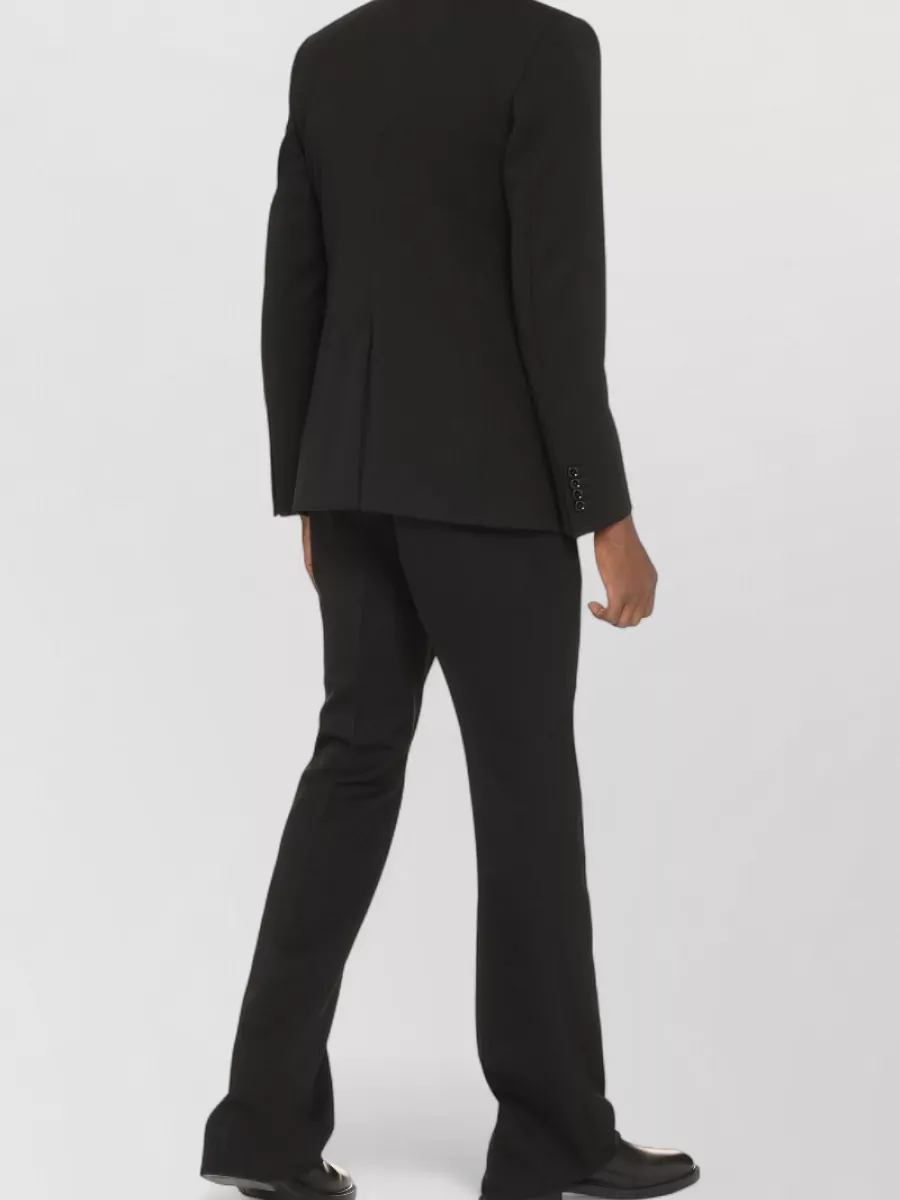 Dolce&Gabbana Virgin Wool Single-Breasted Tuxedo Jacket