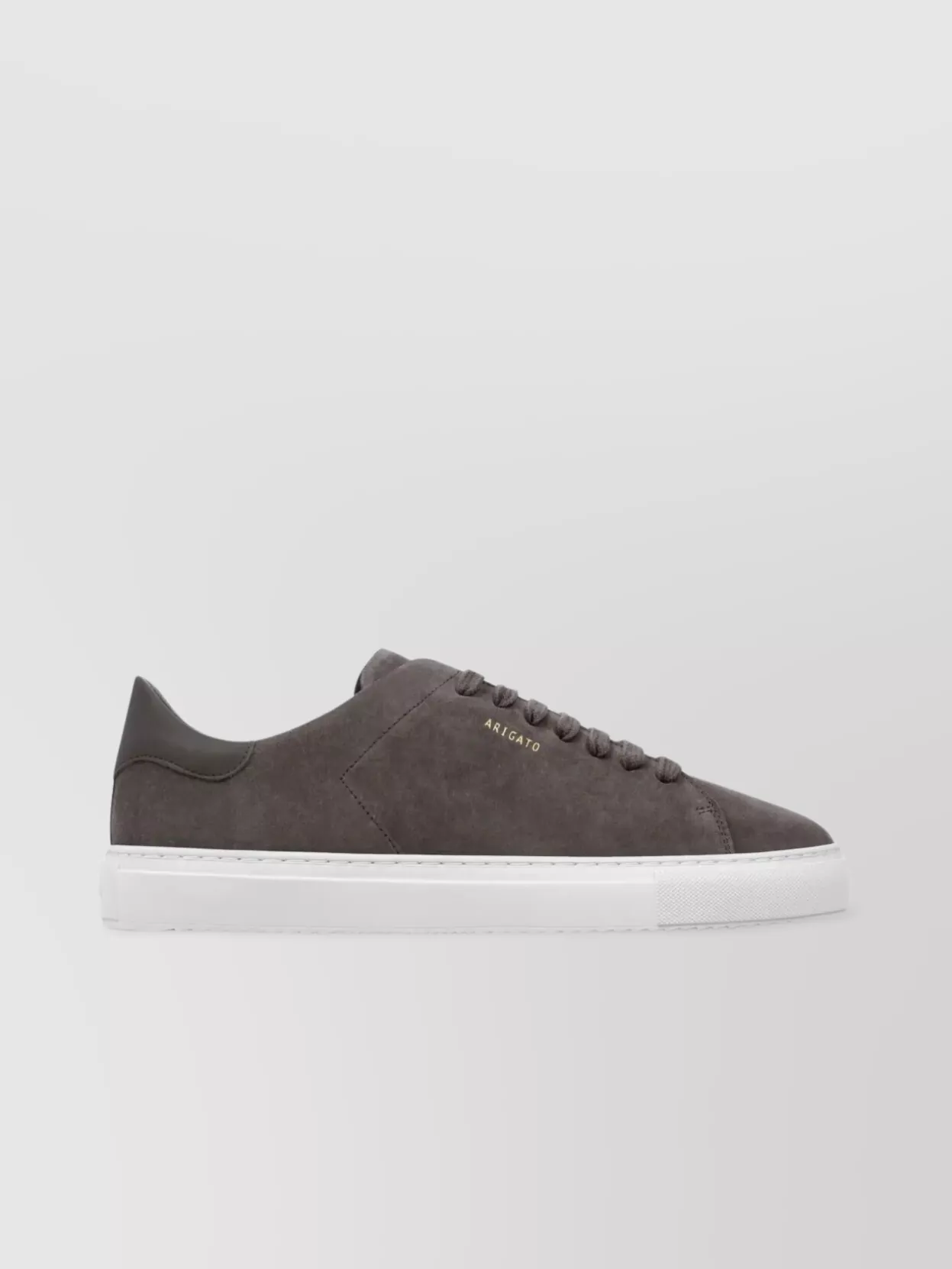 Axel Arigato Suede Low-Top Sneakers Round Toe Rubber Sole