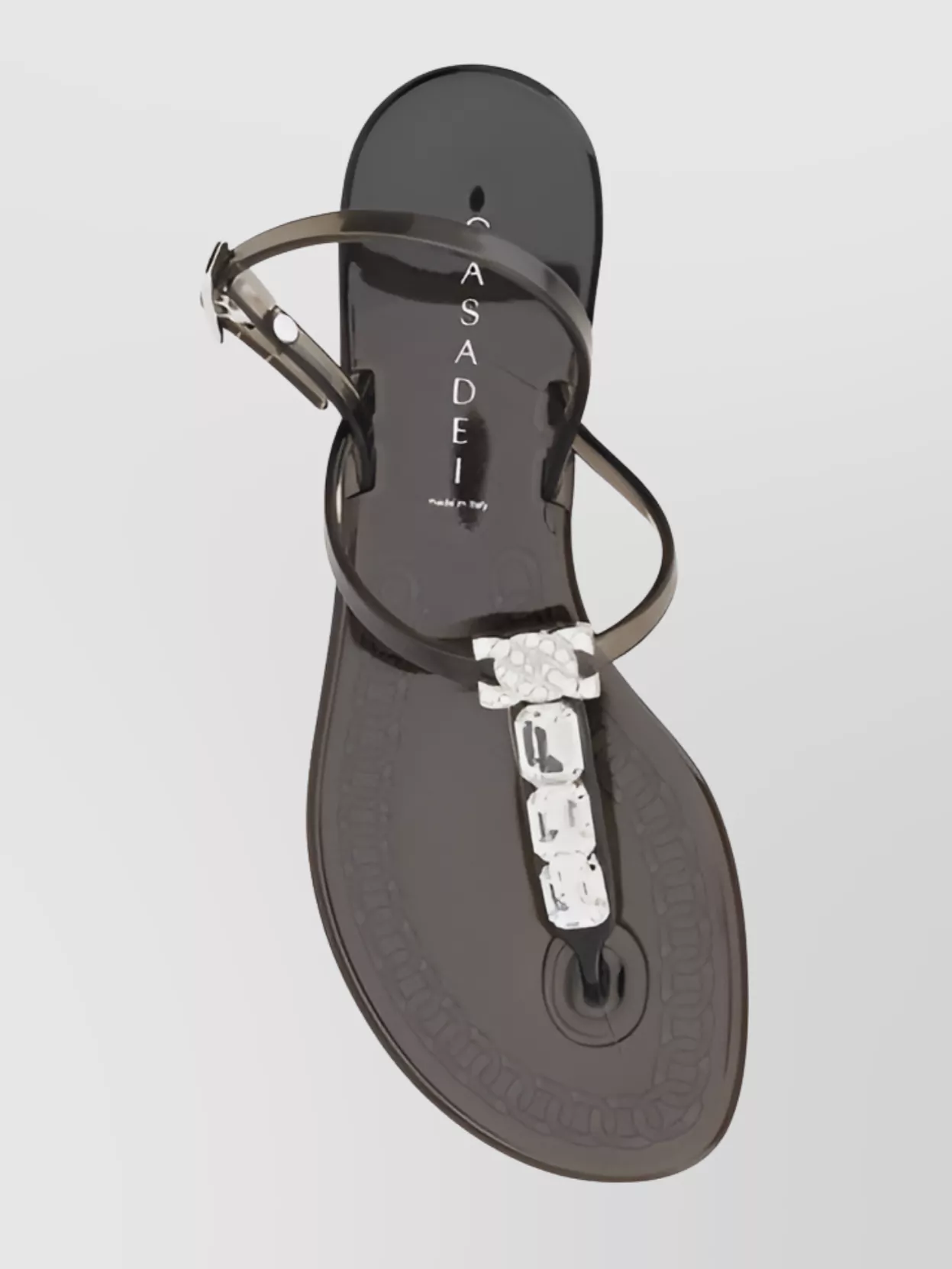 Casadei Transparent Strap Jelly Sandals