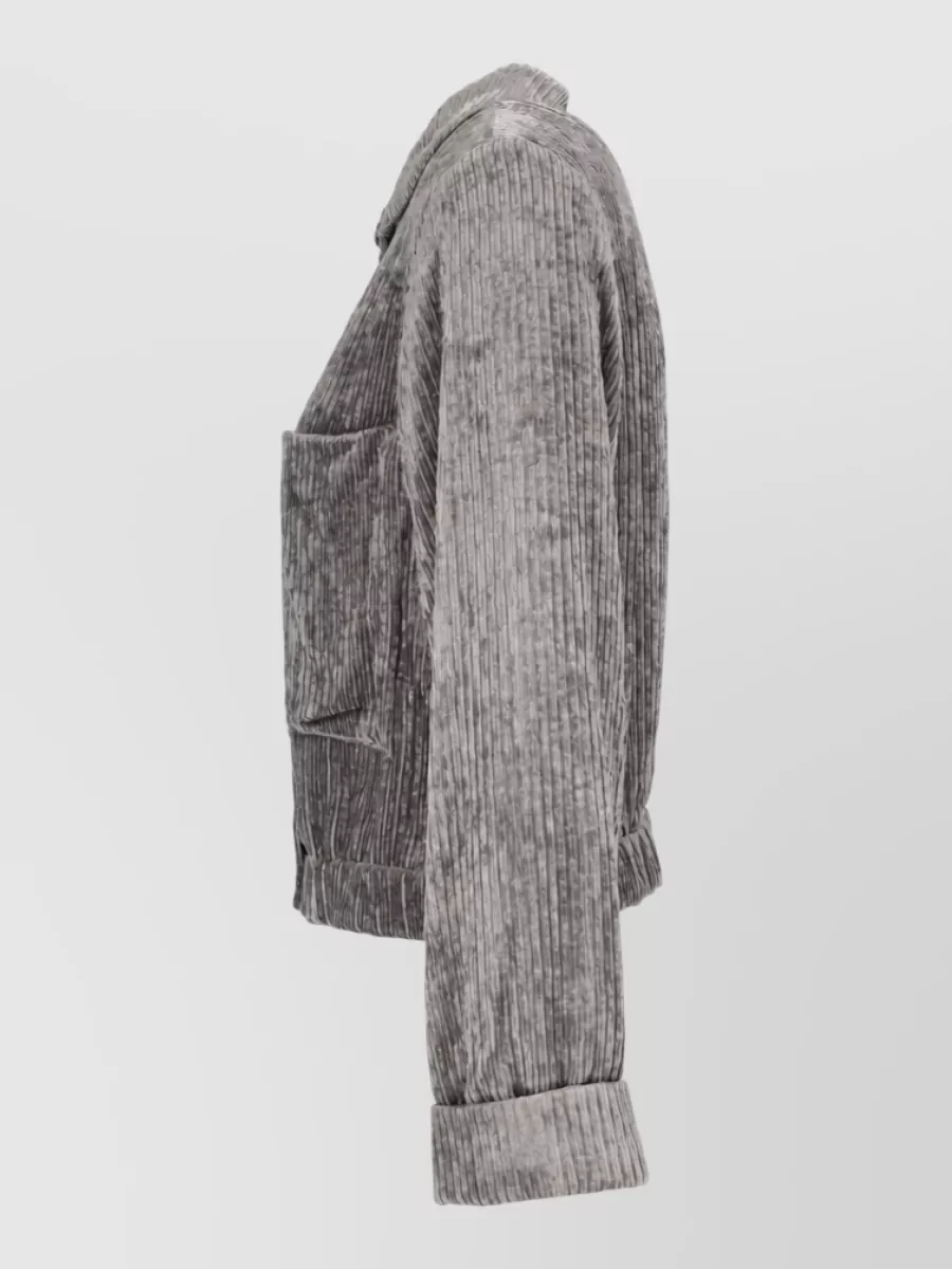 Emporio Armani Corduroy-Effect Jacket