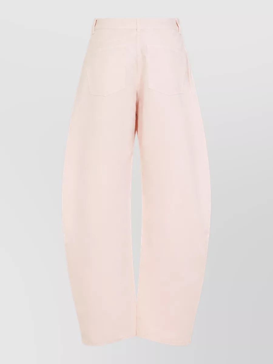 Alaïa High-Rise Wide-Leg Denim Jeans