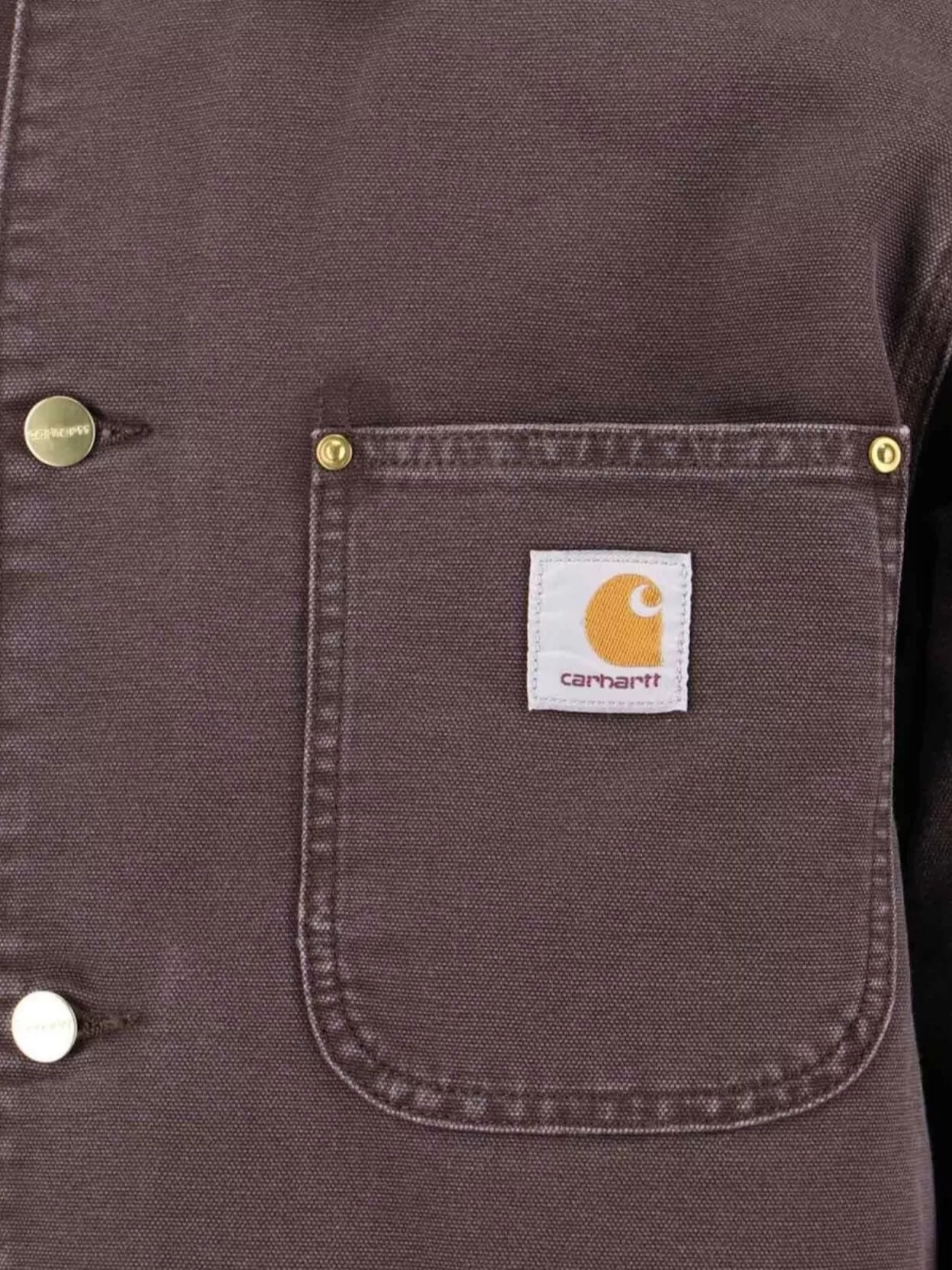 Carhartt Relaxed Fit Jacket Contrast Collar In Pink