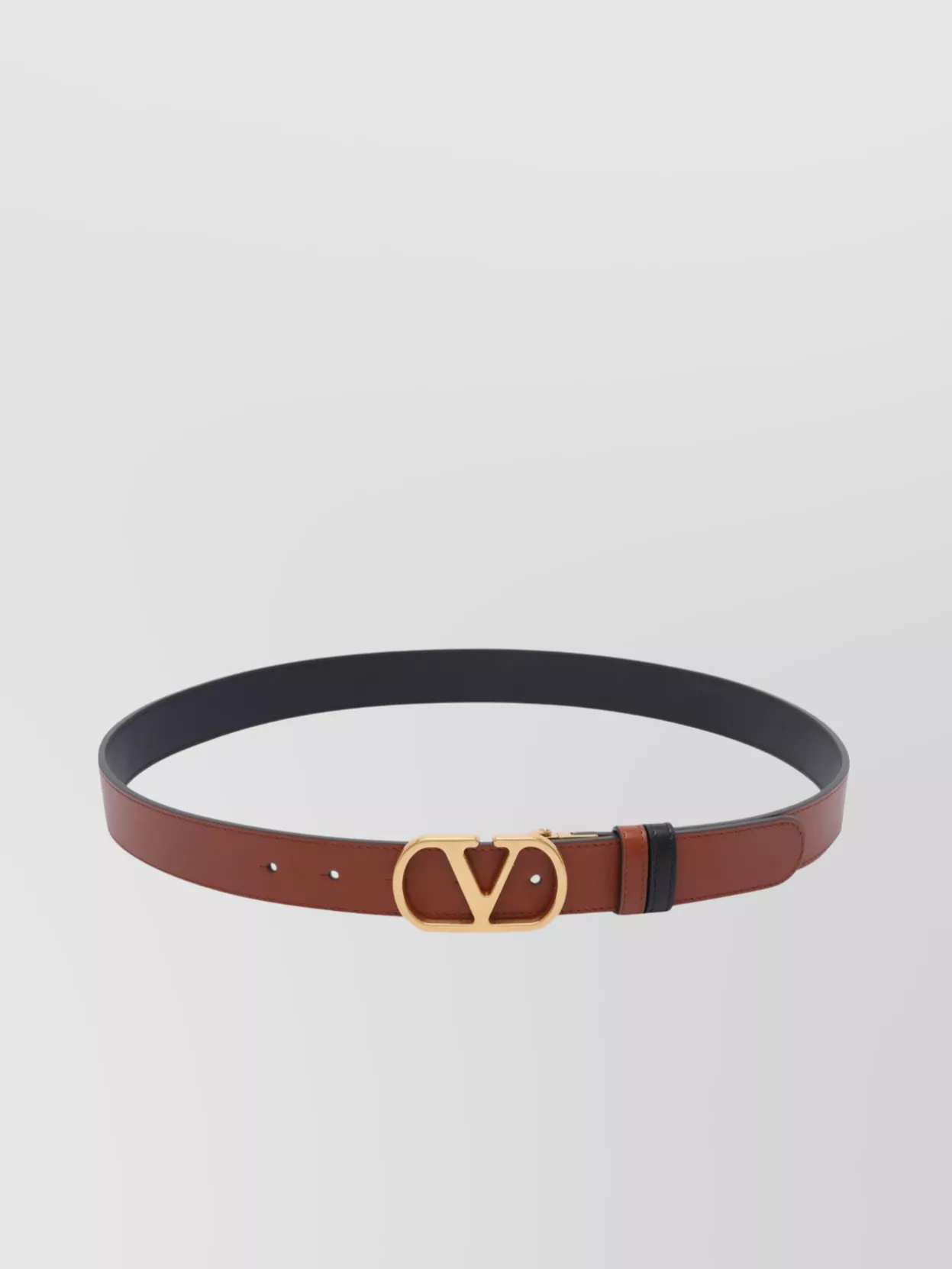 Valentino Leather Reversible Dual-tone Adjustable Fit Belts