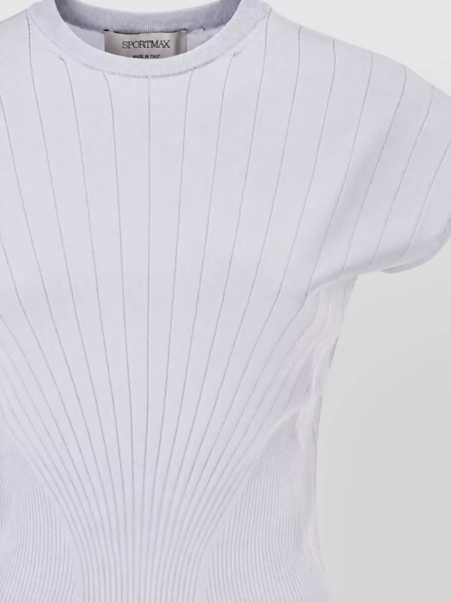 Sportmax Ribbed Knitted Top