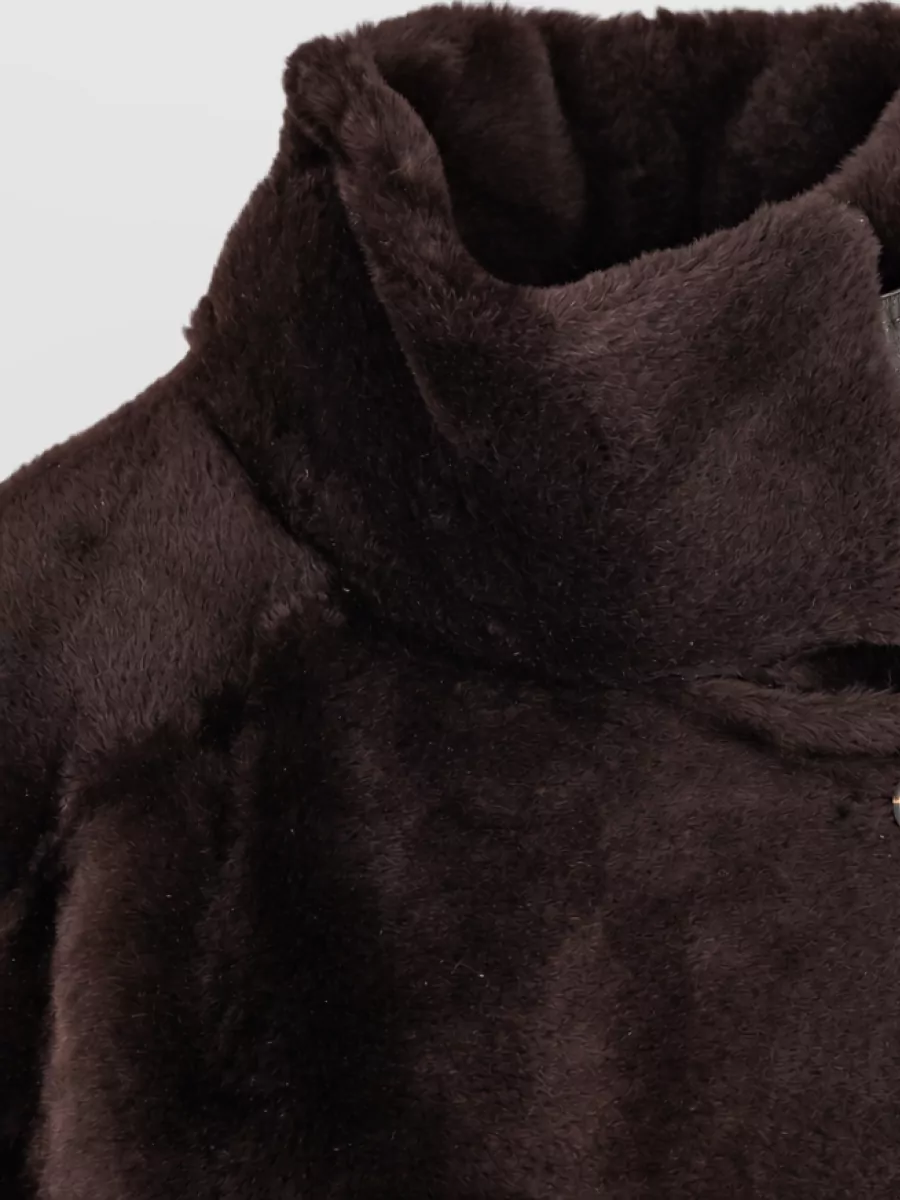 Brunello Cucinelli Shearling Belted Coat