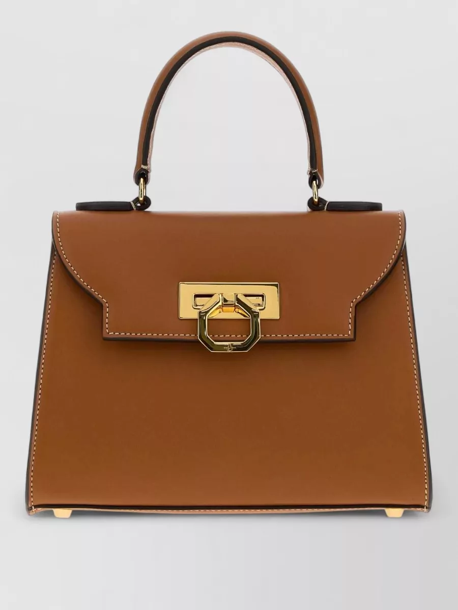 Carbotti leather clutch bag