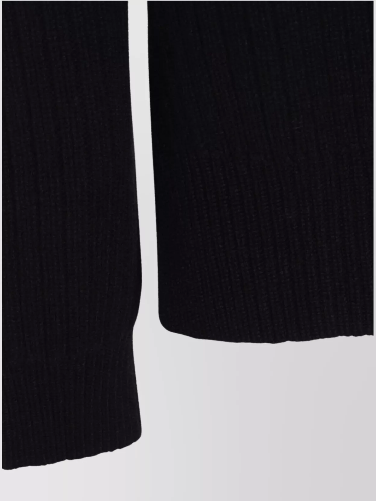 Rick Owens Ribbed Crewneck Sweater Long Sleeves In Black