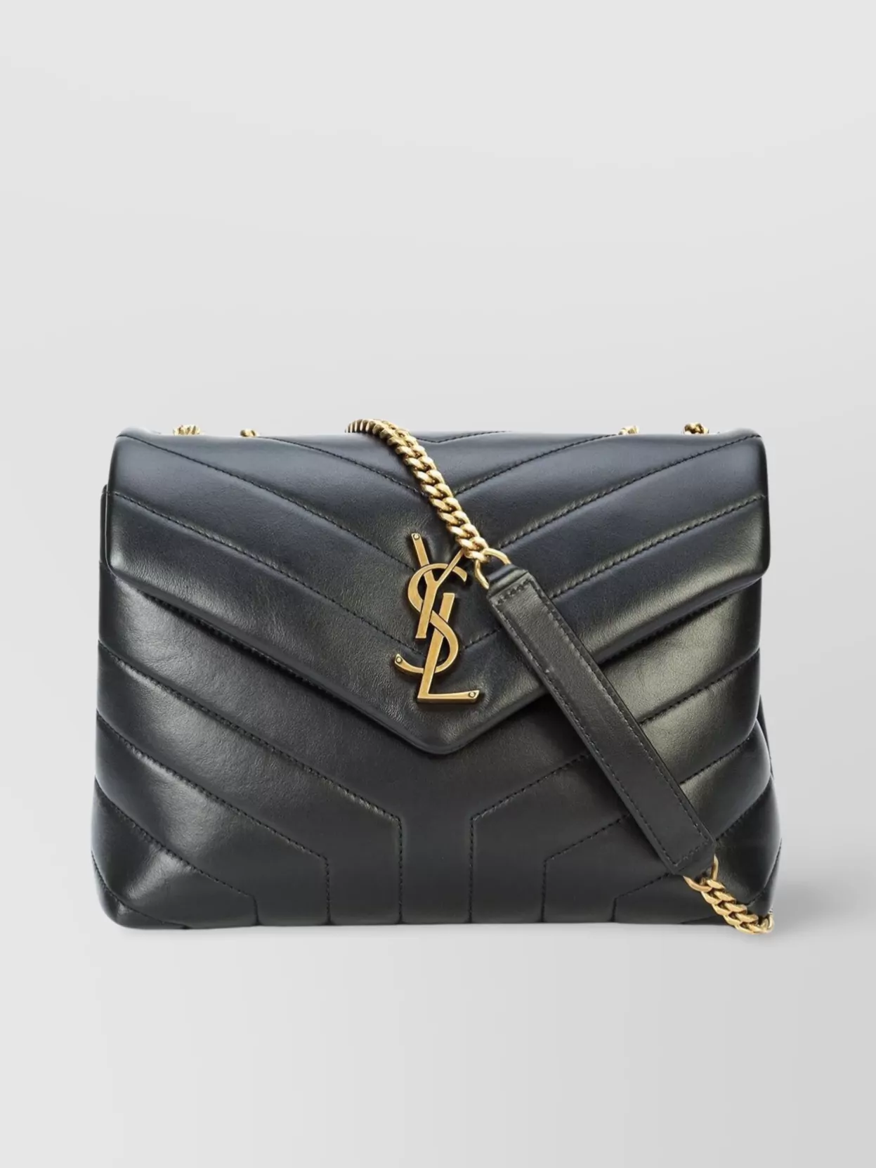 Shop Saint Laurent Small Loulou Quilted Leather Shoulder Bag