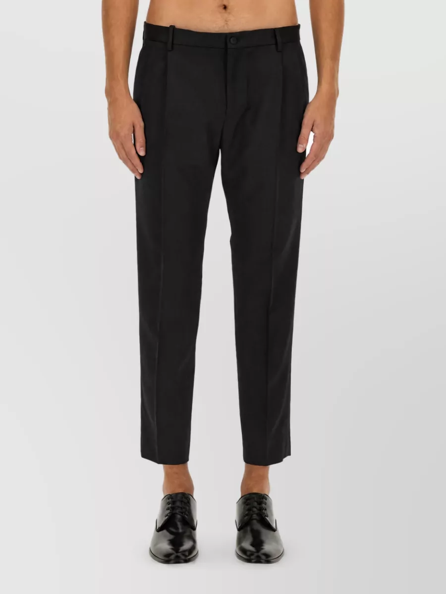 Dolce&Gabbana Wool Silk Tailored Trousers