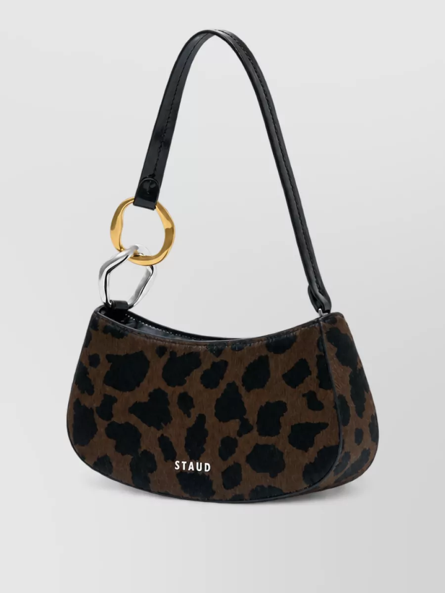 Staud Leather clutch bag
