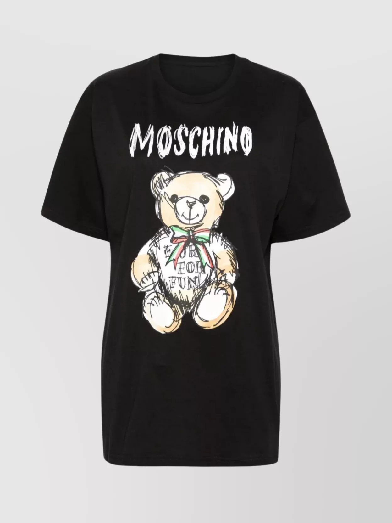 Shop Moschino Teddy Bear Print T-shirt
