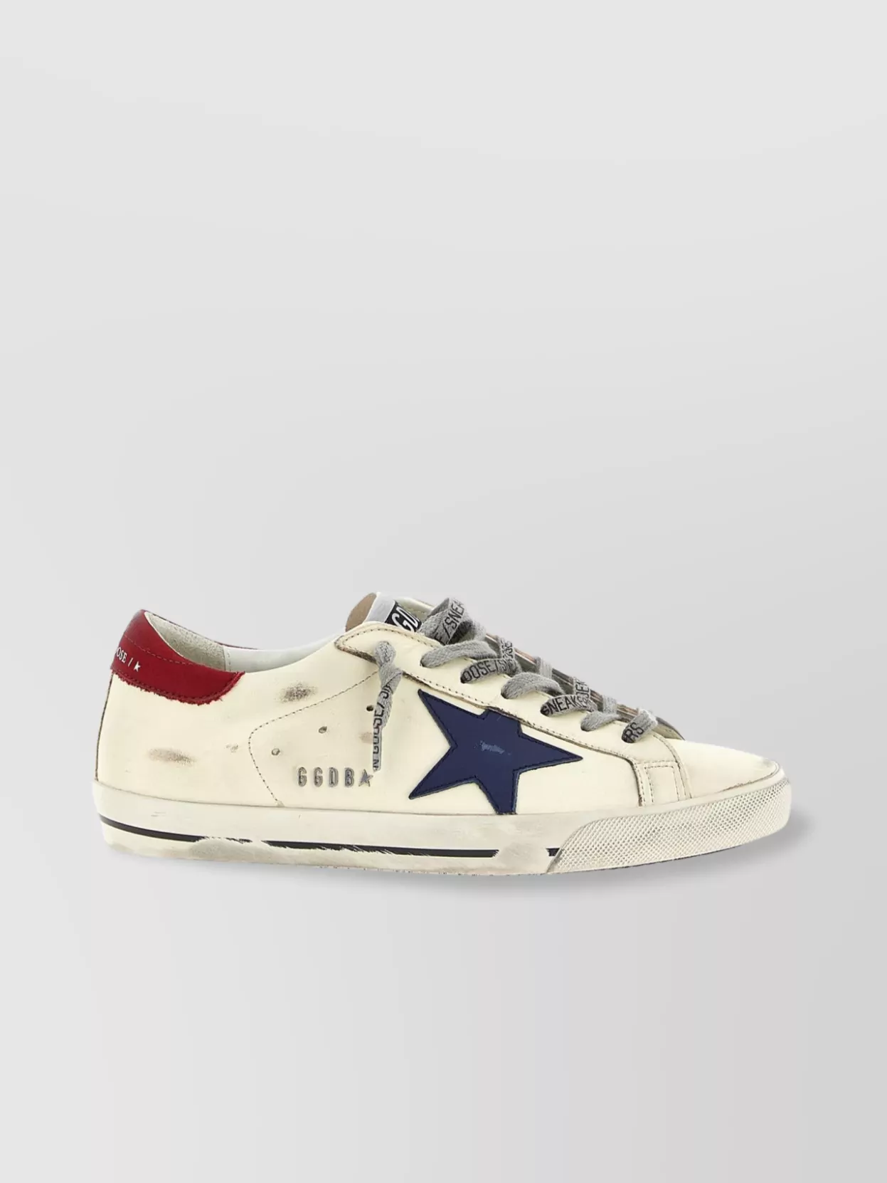 Golden Goose Superstar Multicolor Low Top Sneakers With Logo Patch On The Tongue And Contrasting Heel With Logo L In Neutral