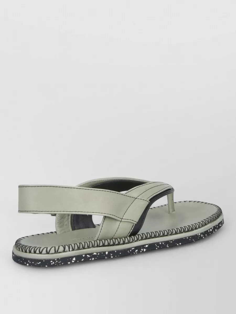 Kiko Kostadinov Leather Slides