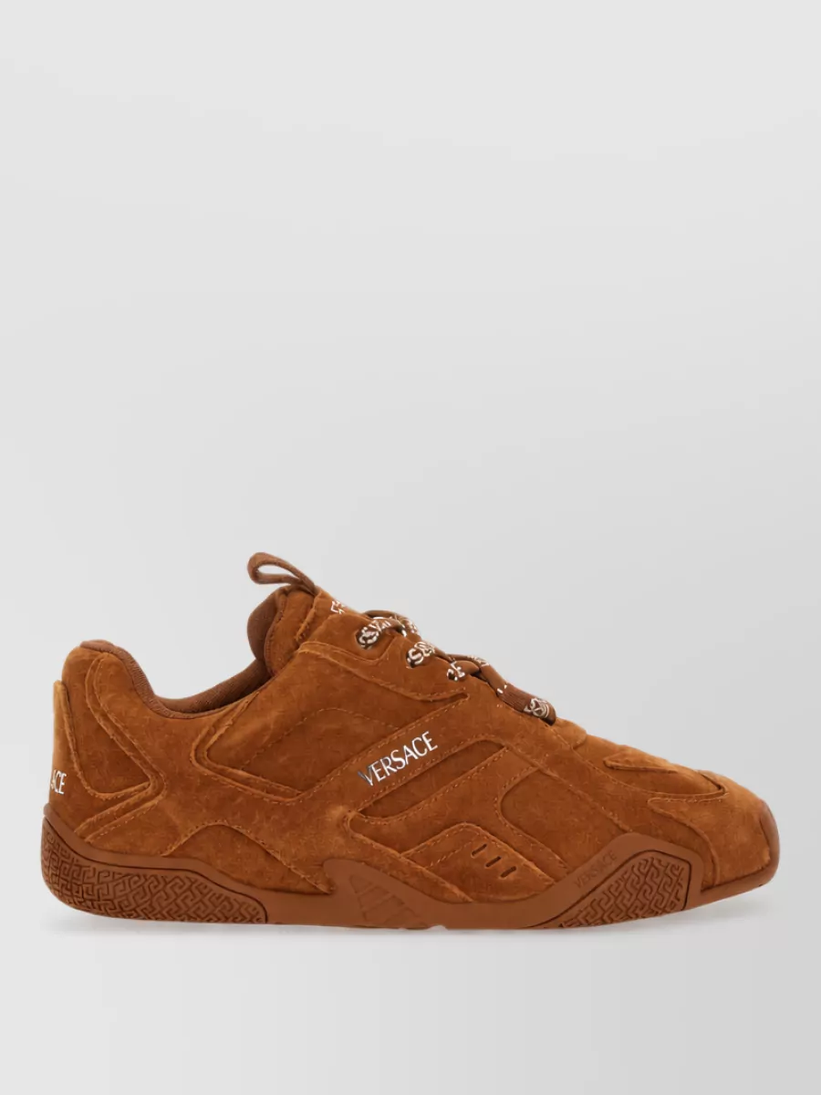 Versace leather low-top sneakers