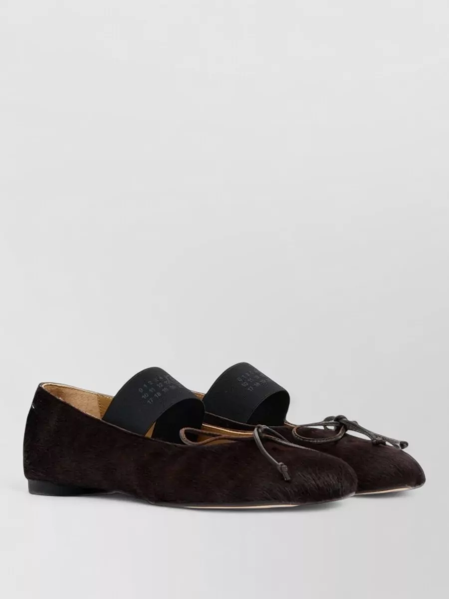 Mm6 Maison Margiela pony hair ballet flats