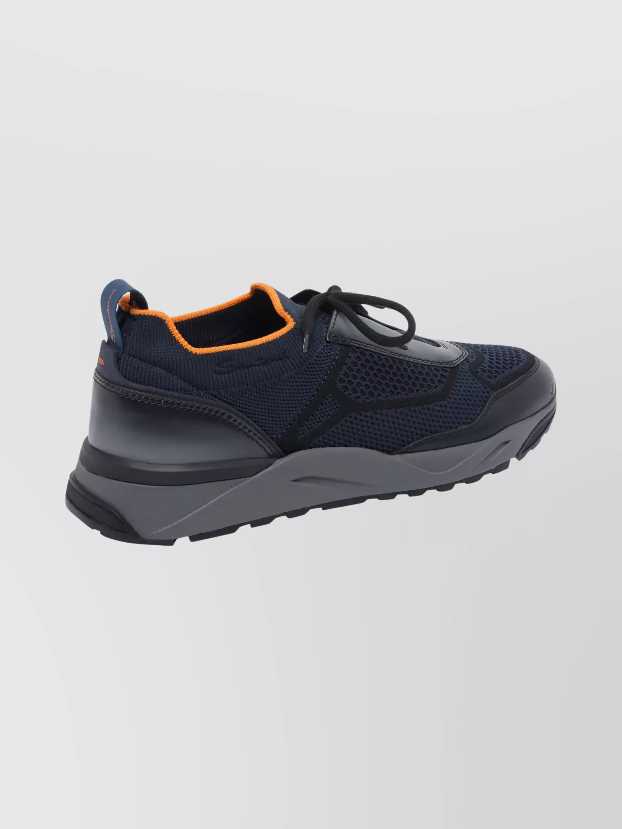Santoni Casual Low Top Sneakers With Round Toe