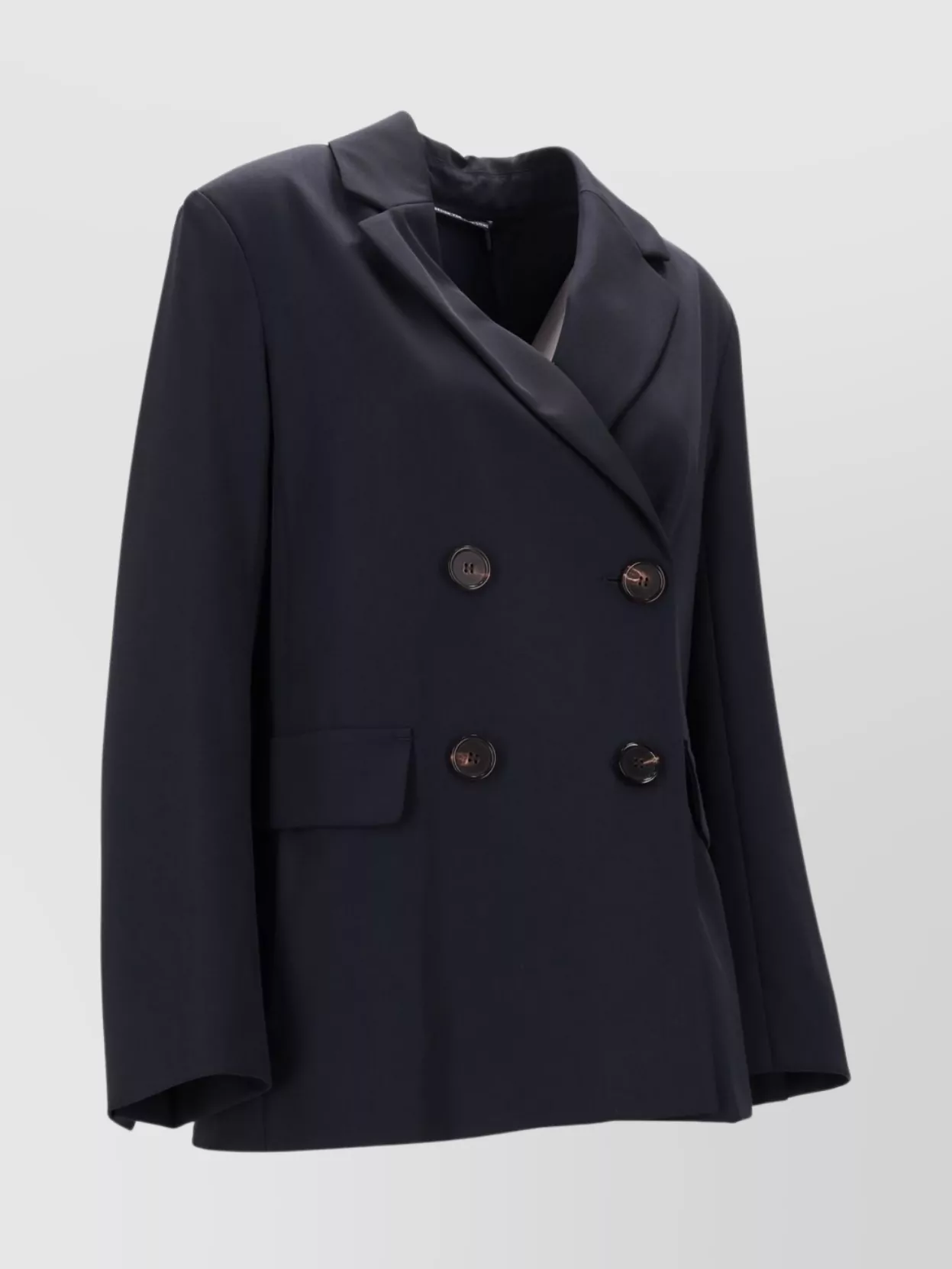 S Max Mara Tailored Jacket With Notched Lapels And Pockets