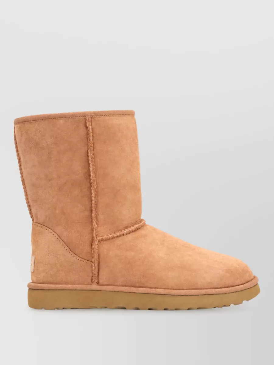 Ugg Shearling Ankle Boots In Brown