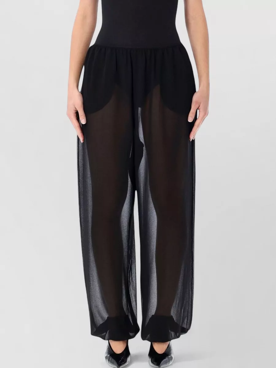 The Frankie Shop Sheer balloon beach pants