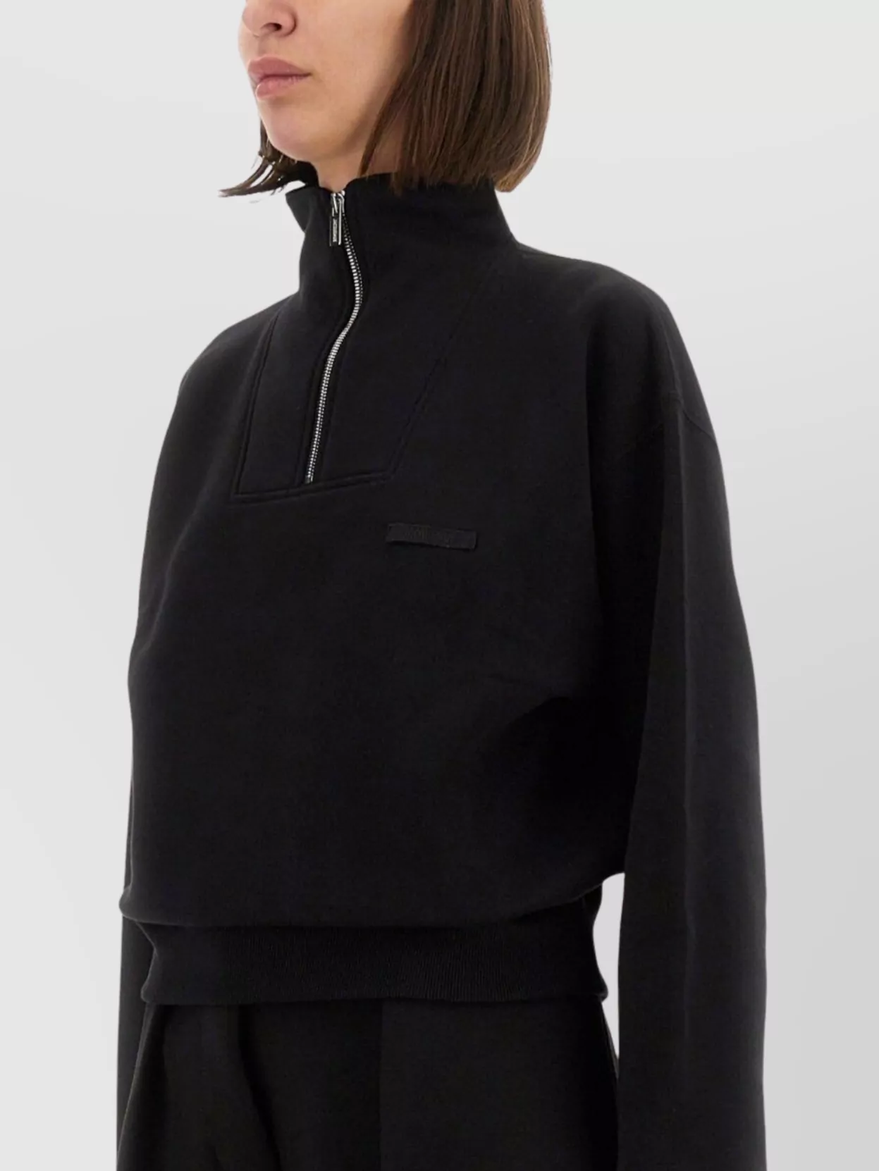 Jacquemus Knitwear With High Collar And Ribbed Finish