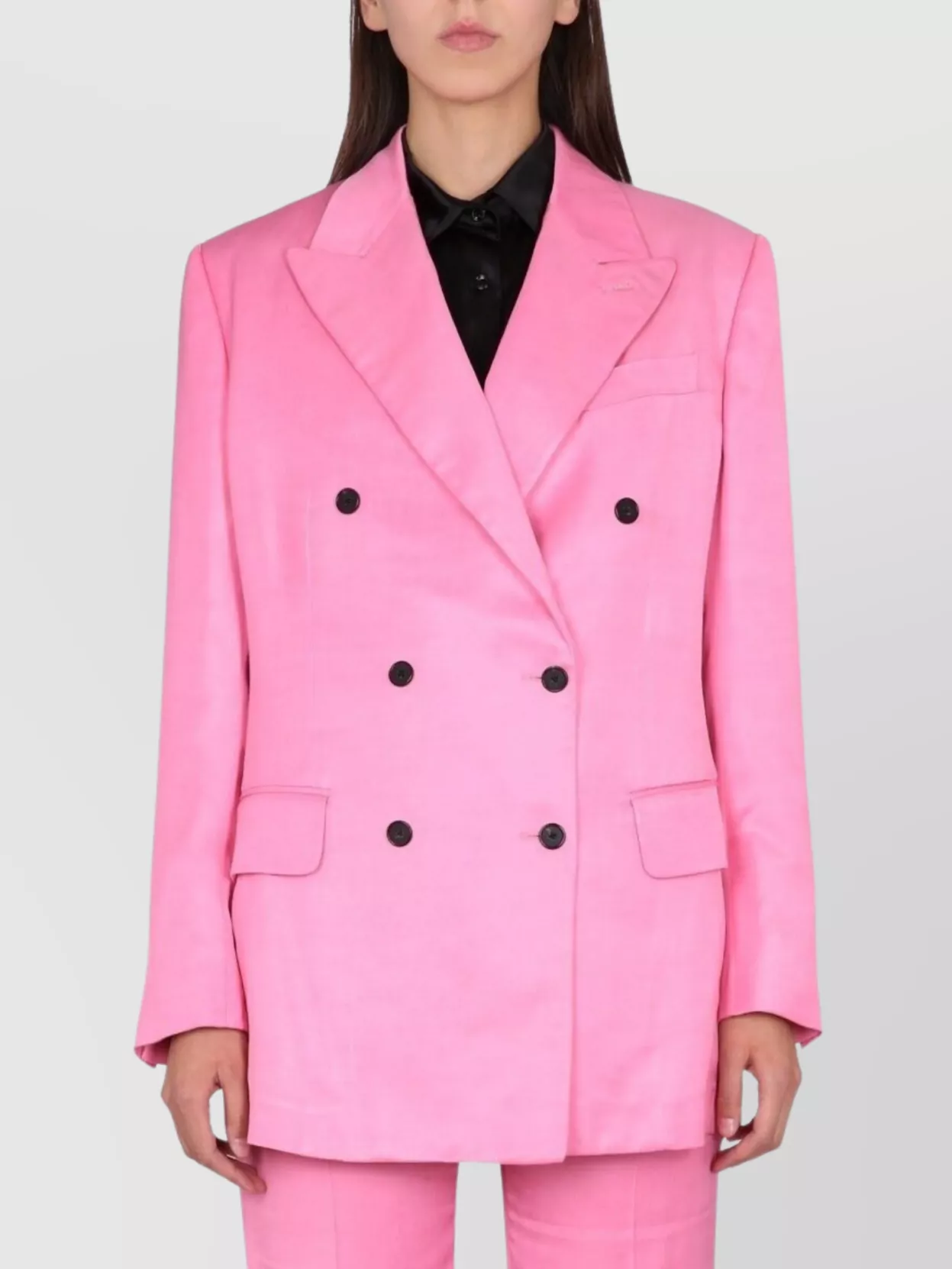 Tom Ford Structured Double-Breasted Jacket Flap Pockets
