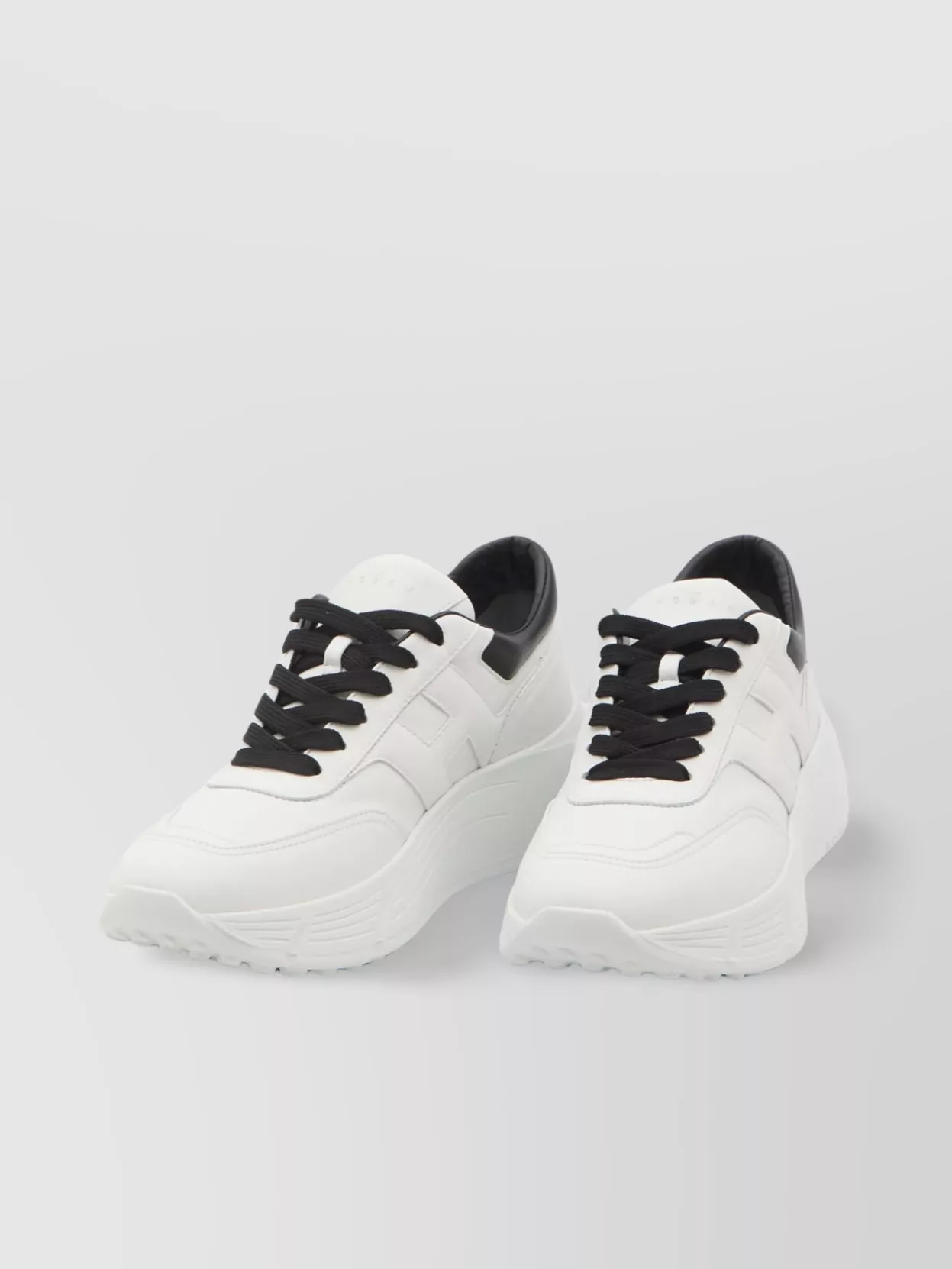 Hogan Hi-Fi Leather Sneakers Studded