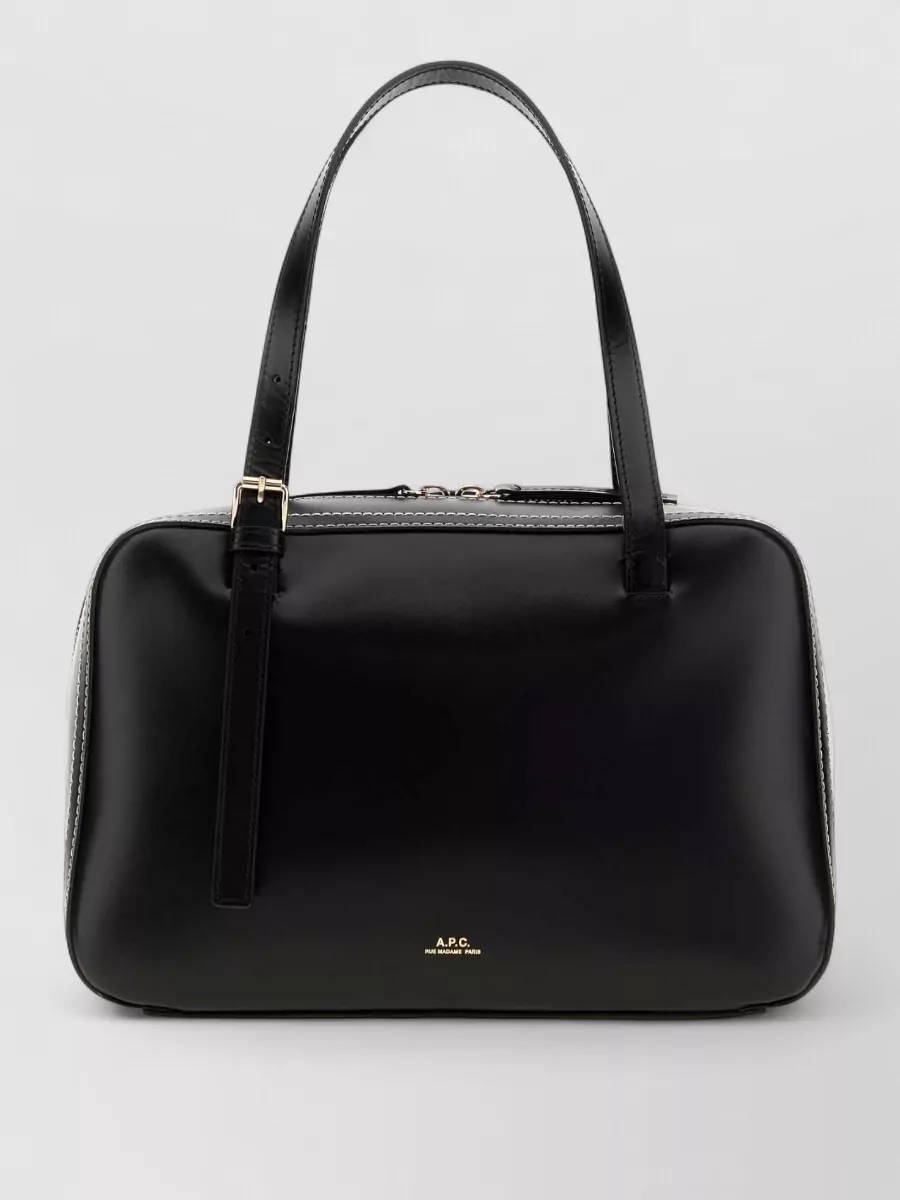 A.P.C. virginie leather tote bag