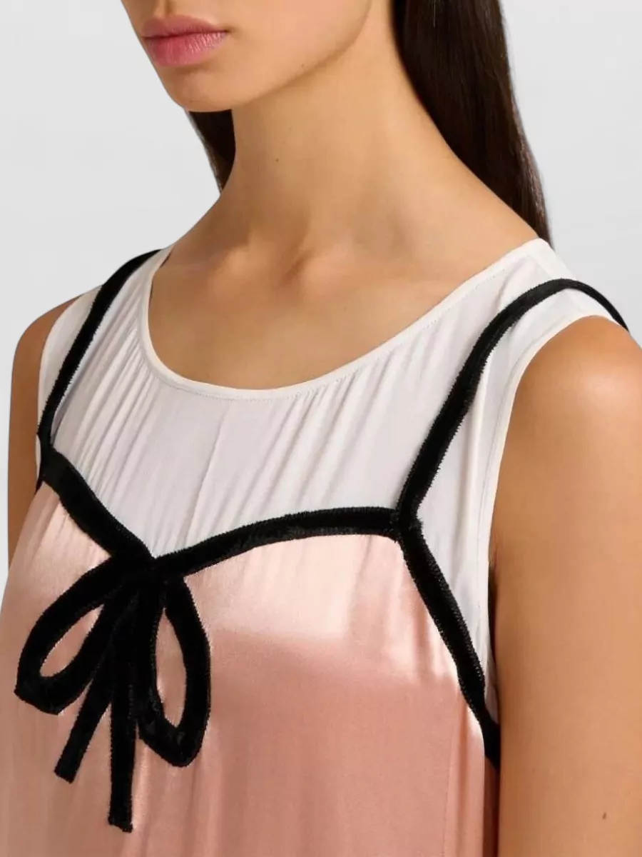 Marni Sleeveless Pleated Midi Dress