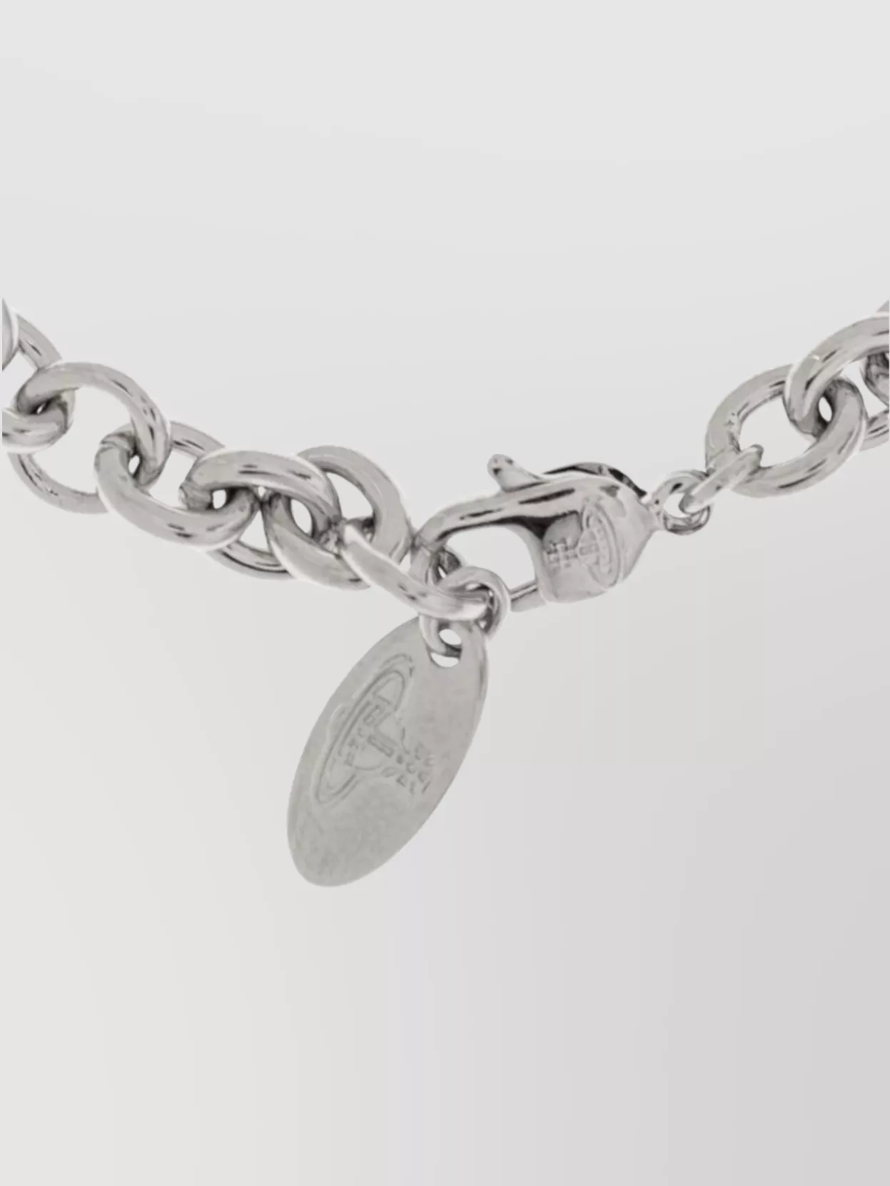 Vivienne Westwood Chain Link Bracelet Pearl Charm