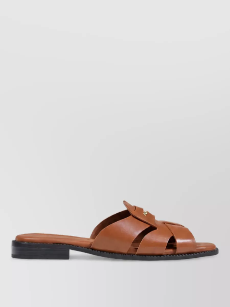 Tommy Hilfiger Leather Flat Mules