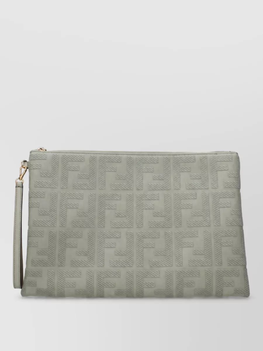 Fendi fabric clutch bag